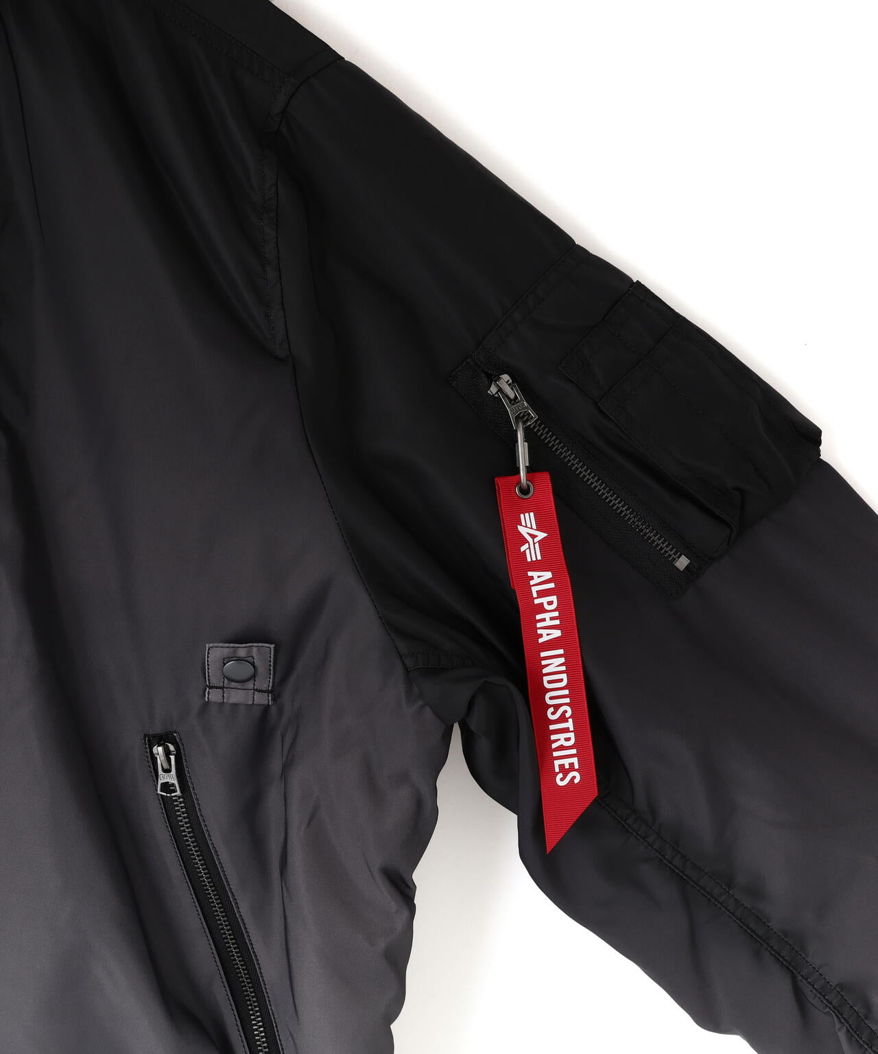 GRADIENT WASHED FLIGHT JACKET