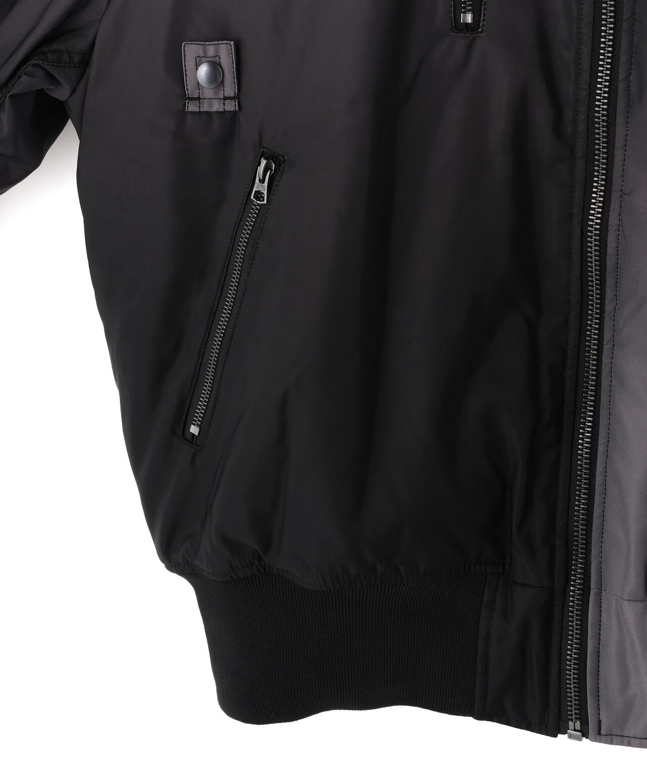 GRADIENT WASHED FLIGHT JACKET