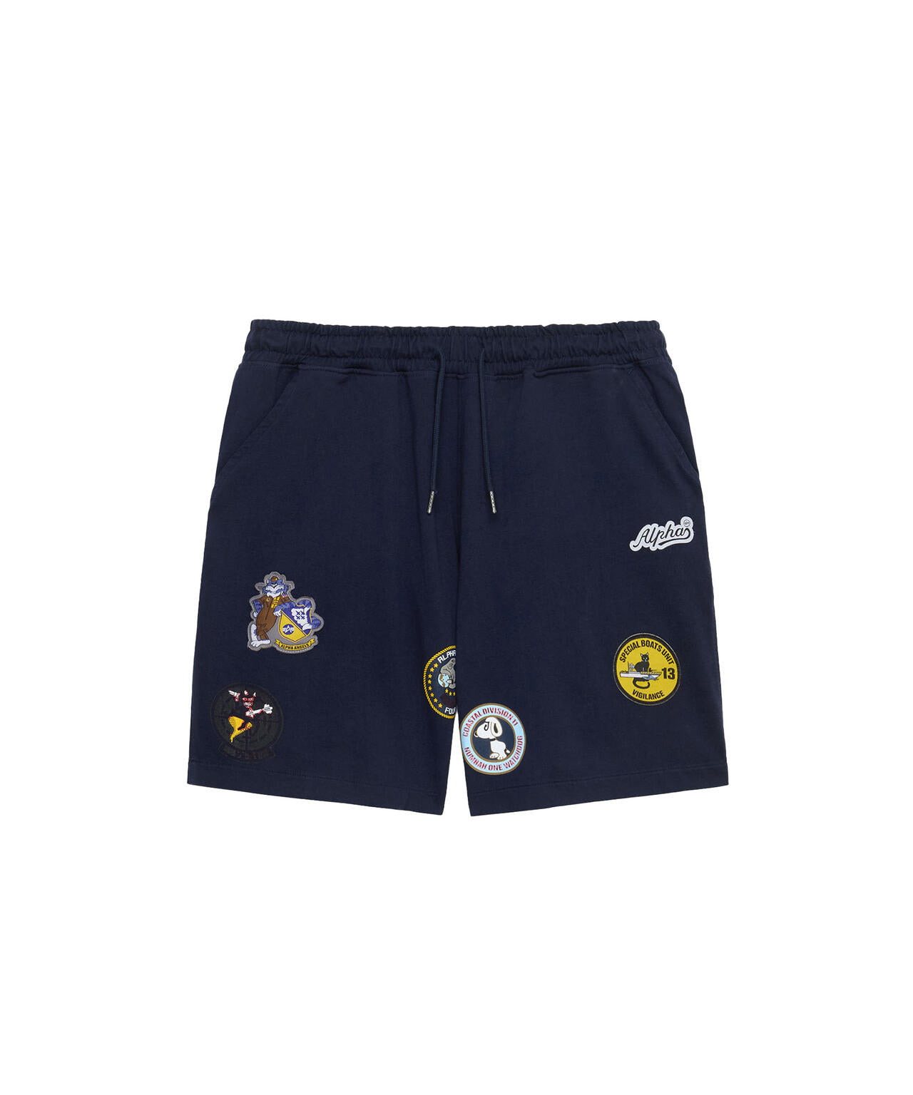 PATCHED JERSEY SHORT