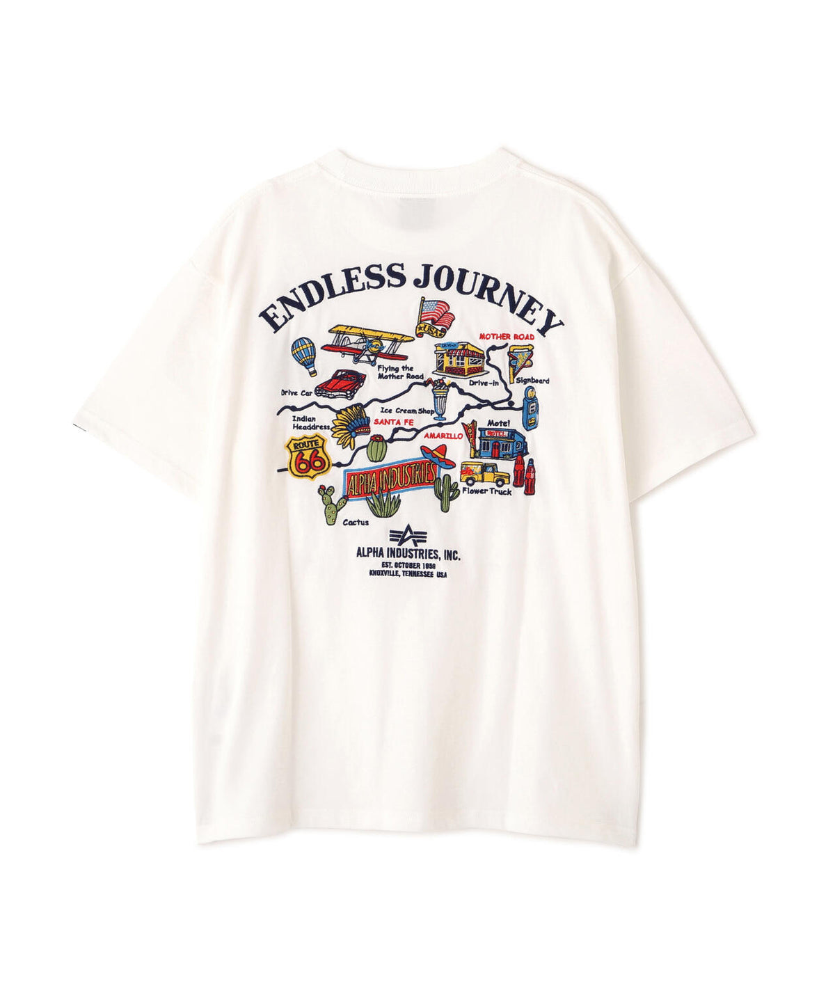 ENDLESS JOURNEY T‐SHIRT / エンドレスジャーニー ティーシャツ