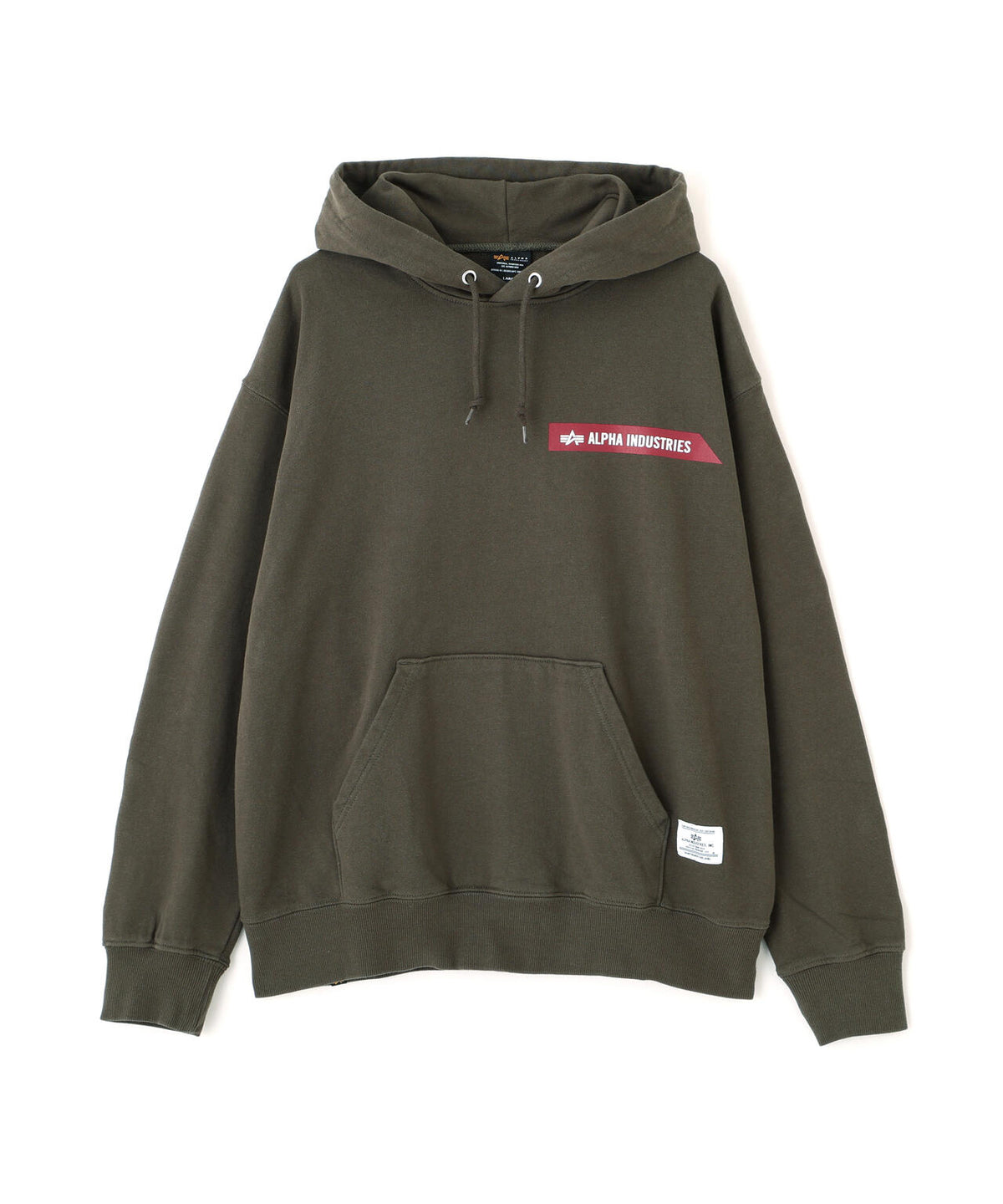 ALPHA RED RIBBON HOODIE / アルファ レッド リボン フーディー