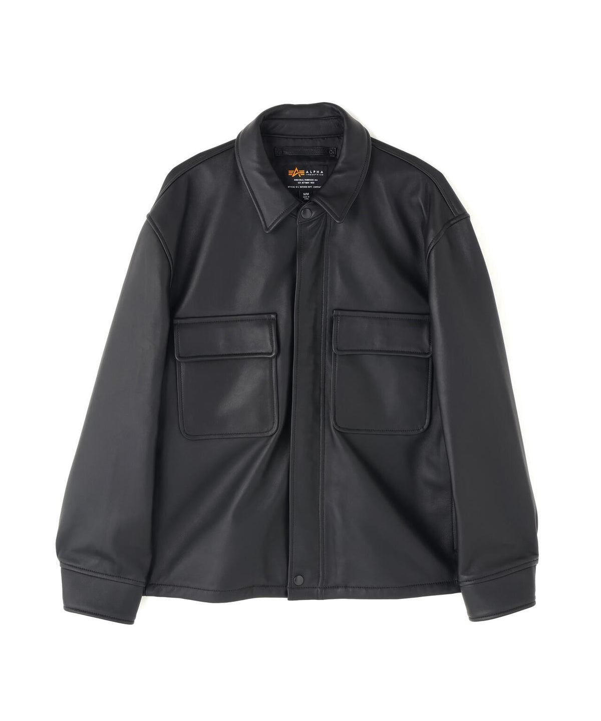 LEATHER LIGHT AVIATOR JACKET