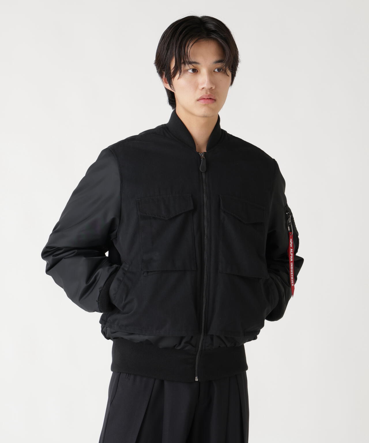 MA-1 MIXED COTTON FLIGHT JACKET