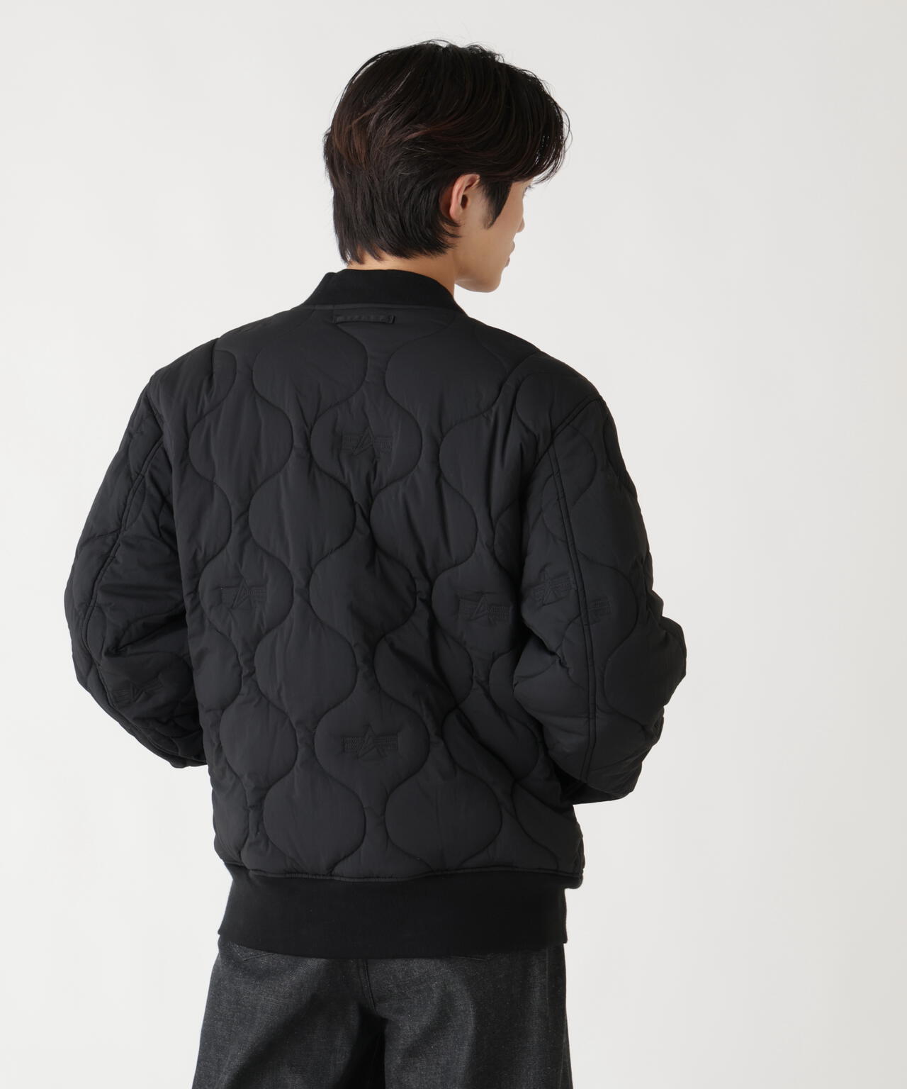 REVERSIBLE ONION QUILTED MA-1 FLIGHT JACKET ｜アルファ