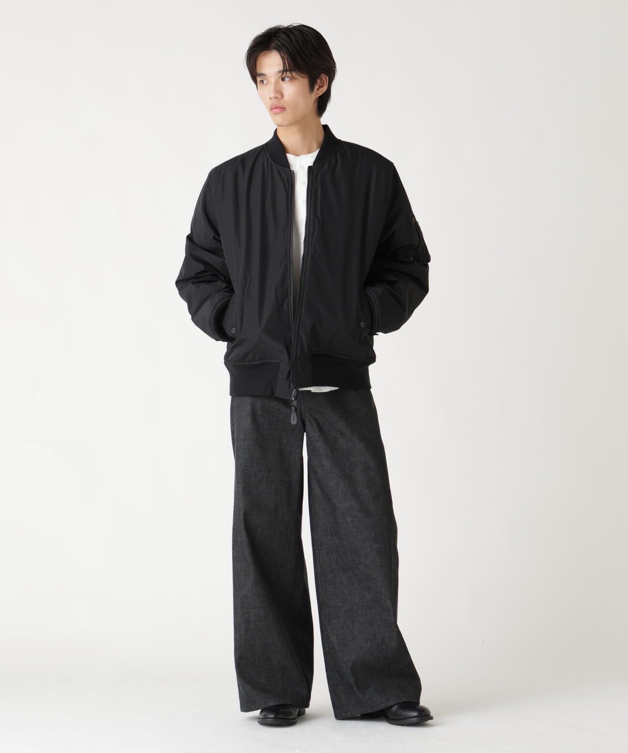 REVERSIBLE ONION QUILTED MA-1 FLIGHT JACKET ｜アルファ