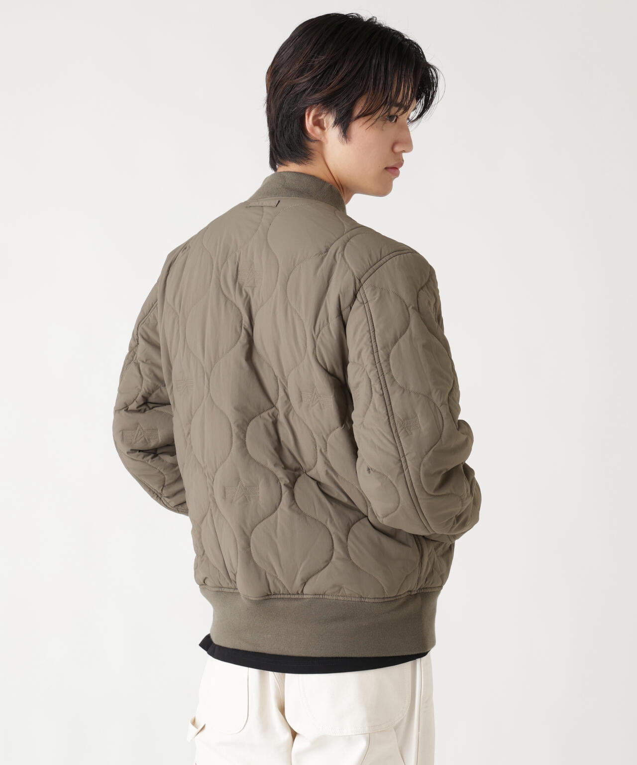REVERSIBLE ONION QUILTED MA-1 FLIGHT JACKET