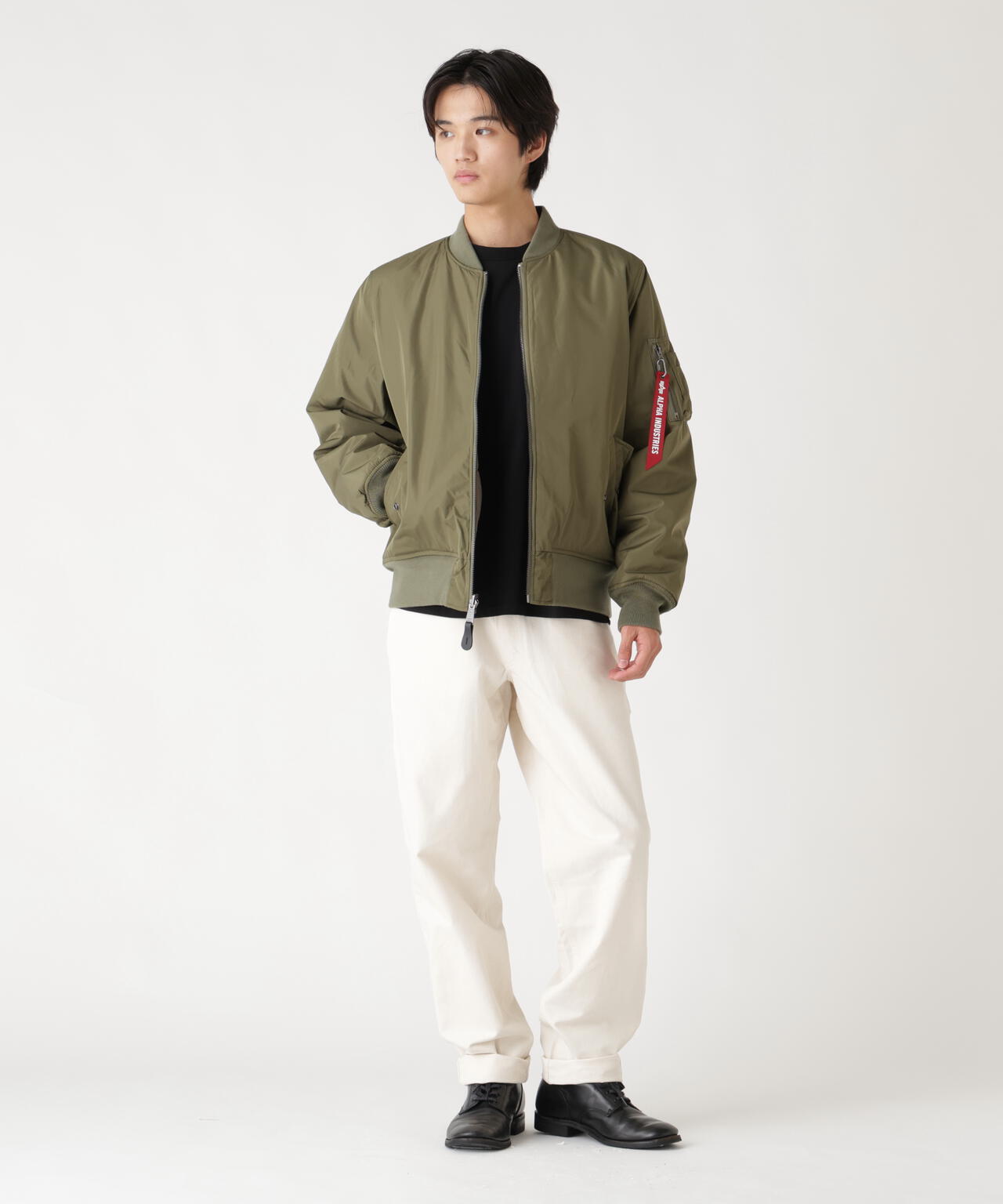 REVERSIBLE ONION QUILTED MA-1 FLIGHT JACKET