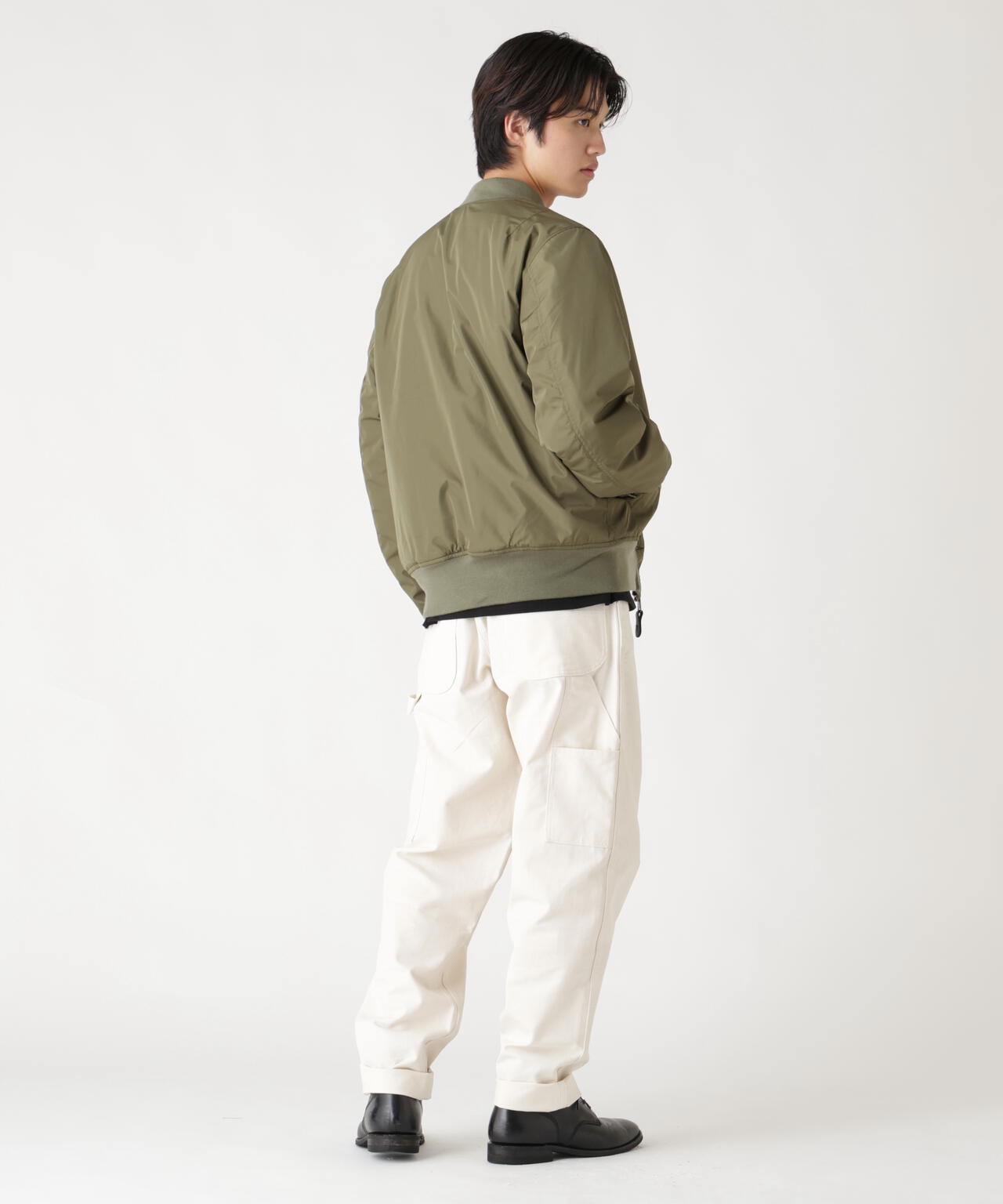 REVERSIBLE ONION QUILTED MA-1 FLIGHT JACKET