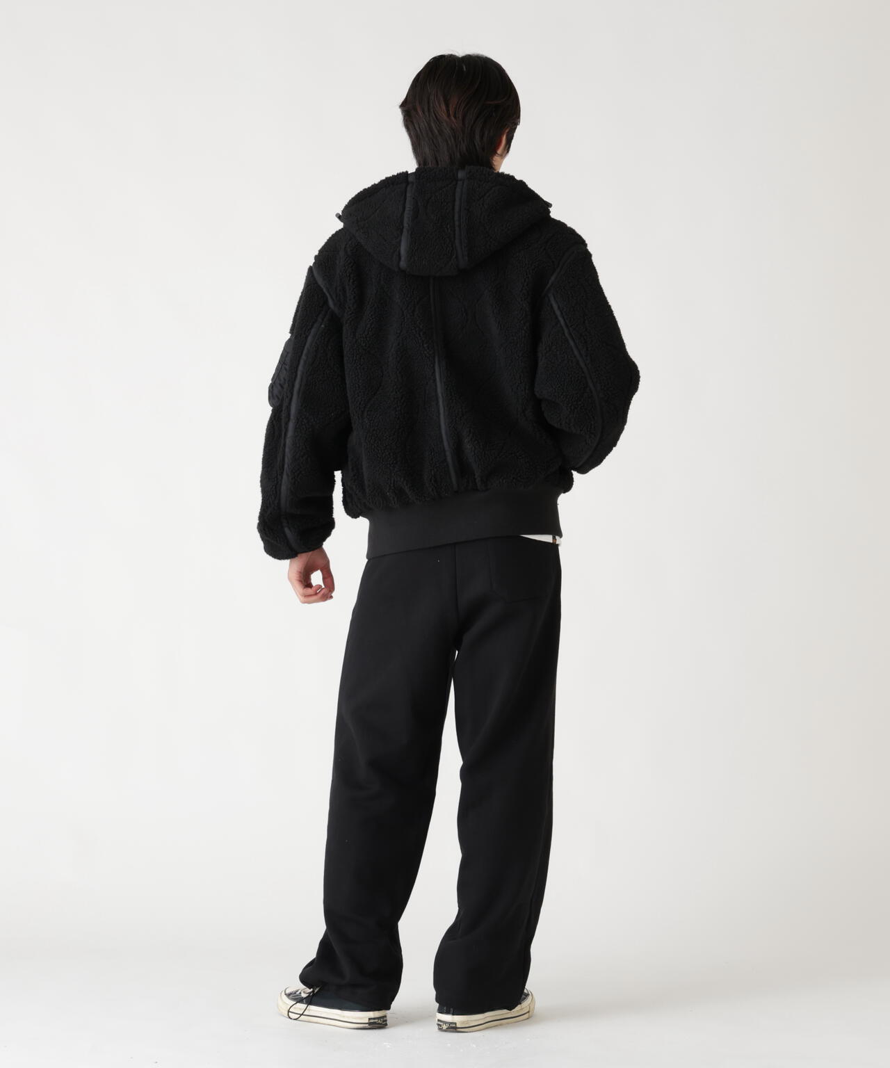 SHERPA ONION QUILTING FLIGHT JACKET