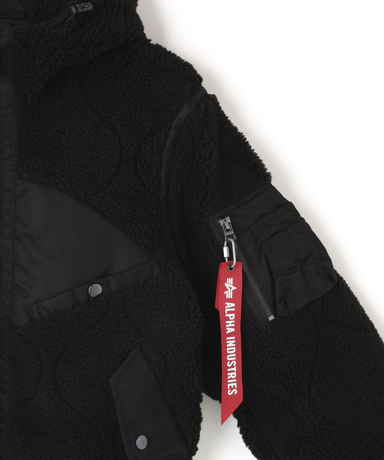 SHERPA ONION QUILTING FLIGHT JACKET