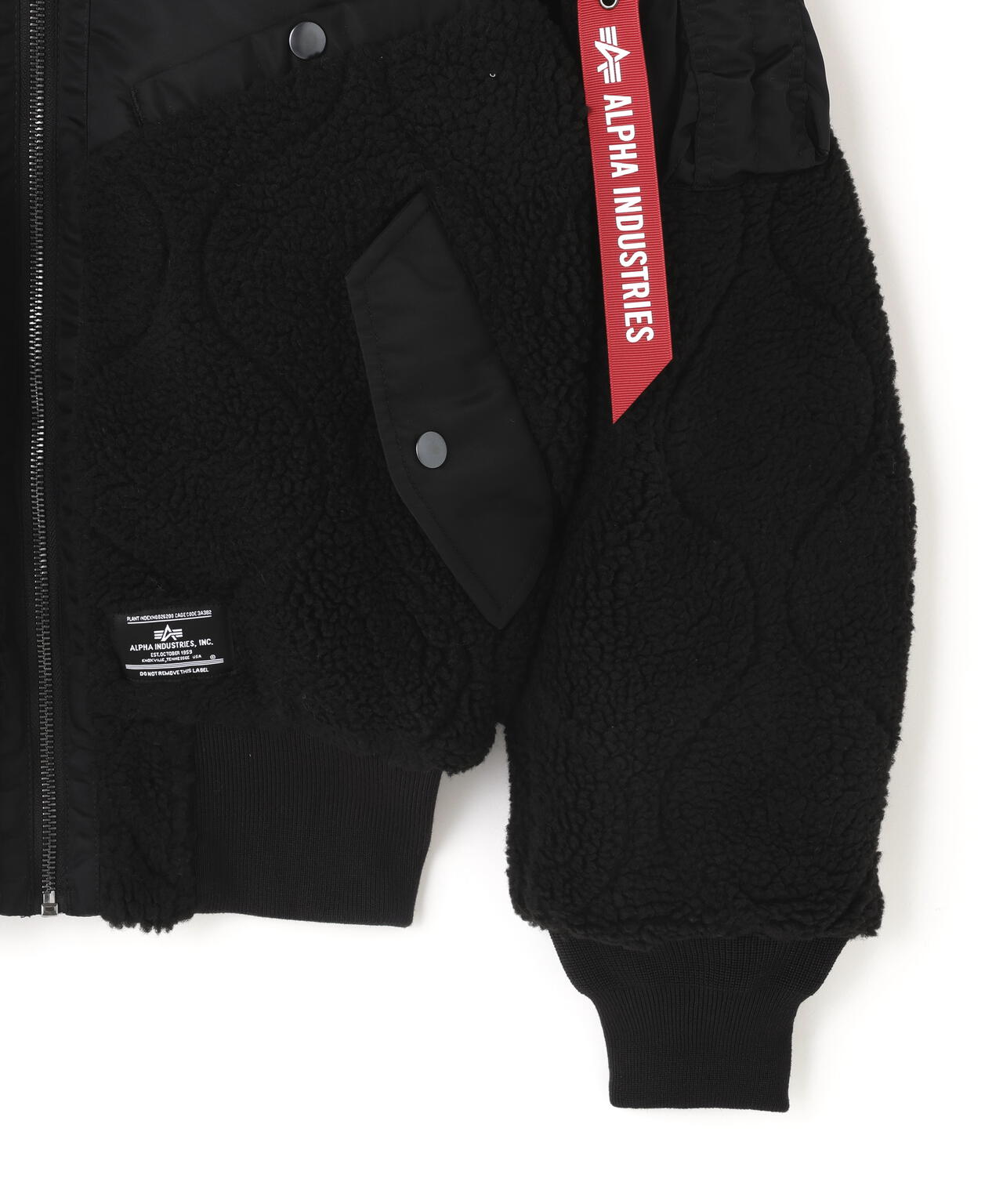 SHERPA ONION QUILTING FLIGHT JACKET