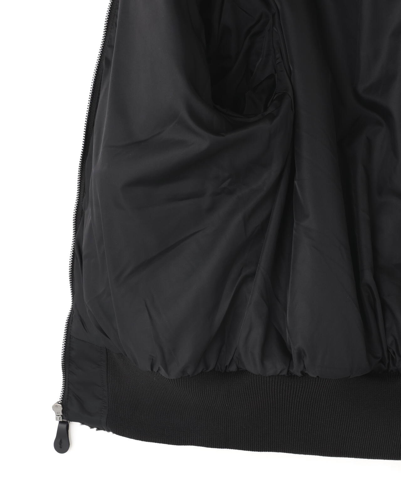 SHERPA ONION QUILTING FLIGHT JACKET