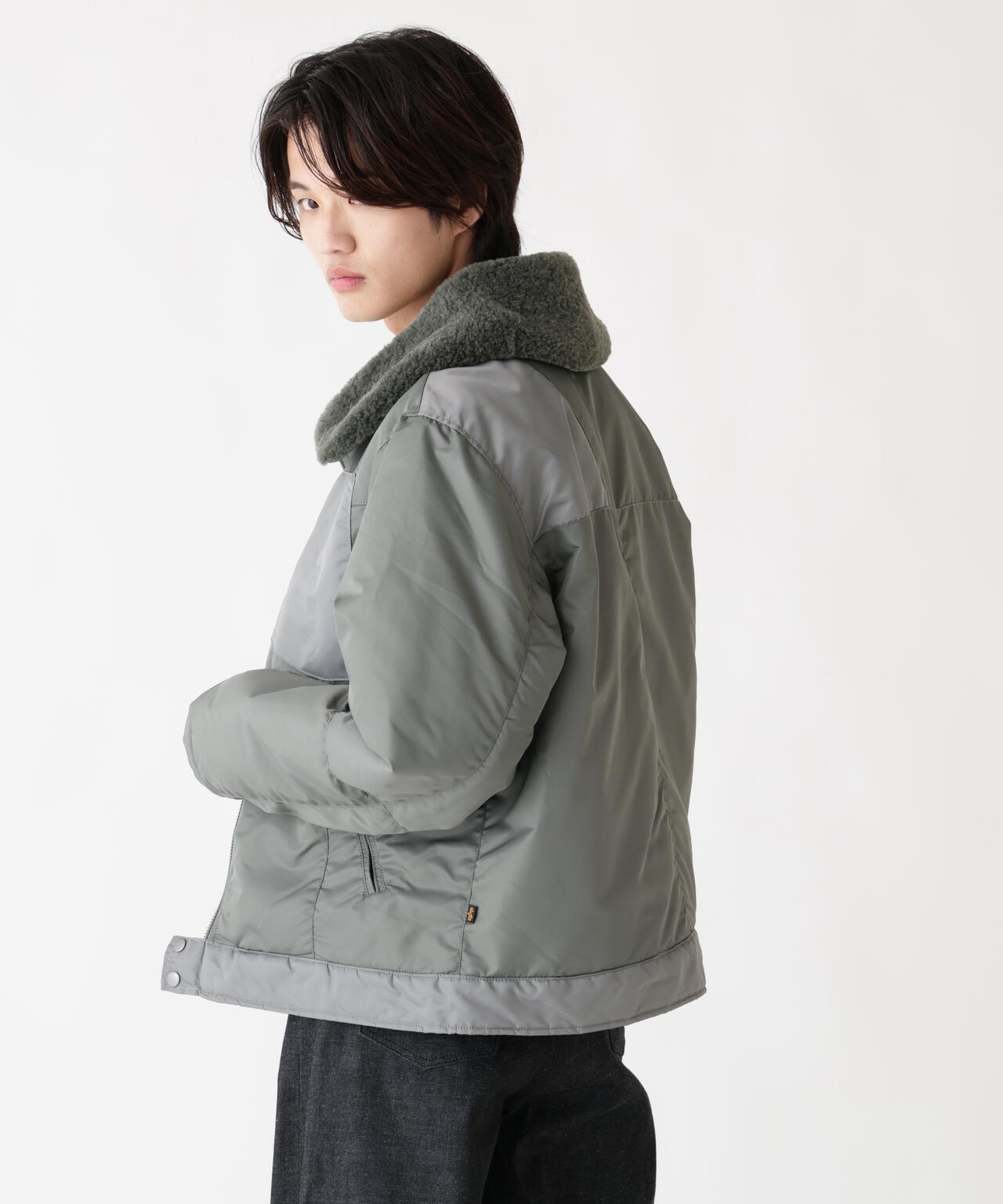 NYLON AVIATOR JACKET