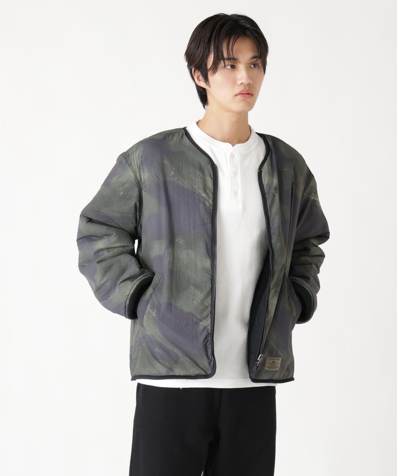 REVERSIBLE M-65 QUILTED LINER ｜アルファ インダストリーズ