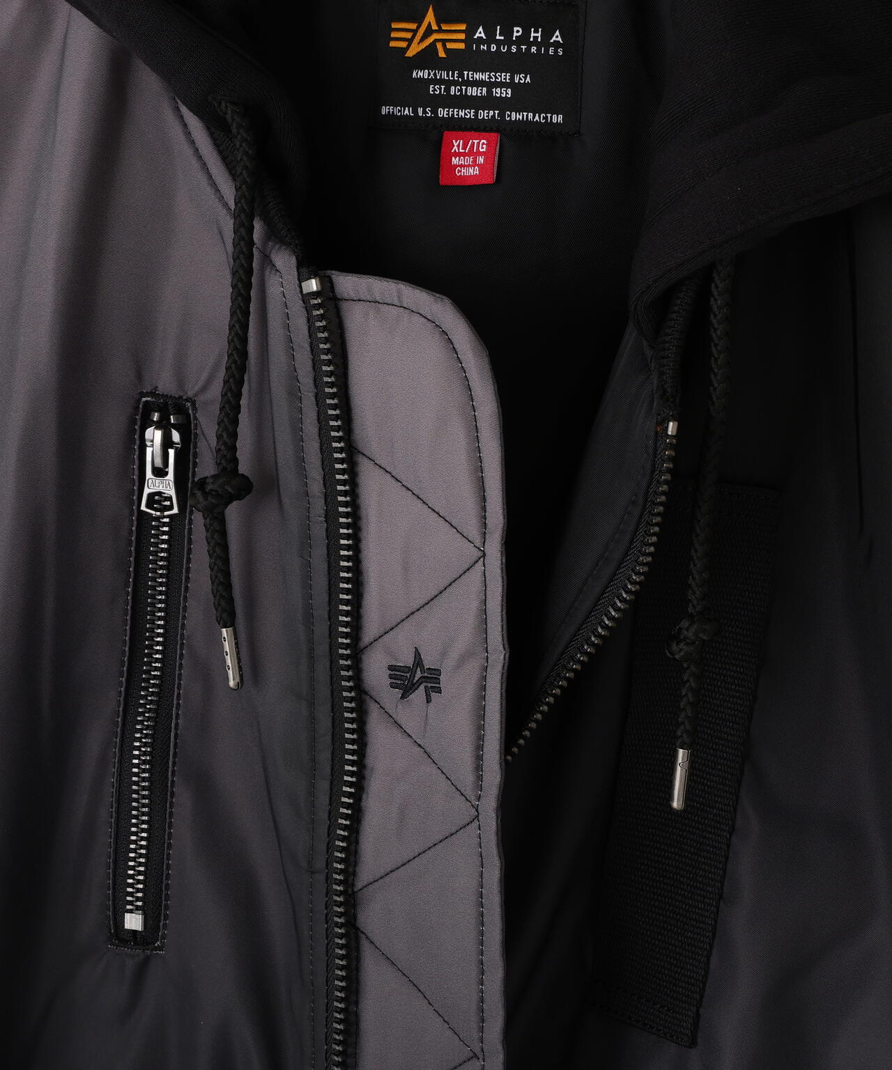 GRADIENT WASHED FLIGHT JACKET