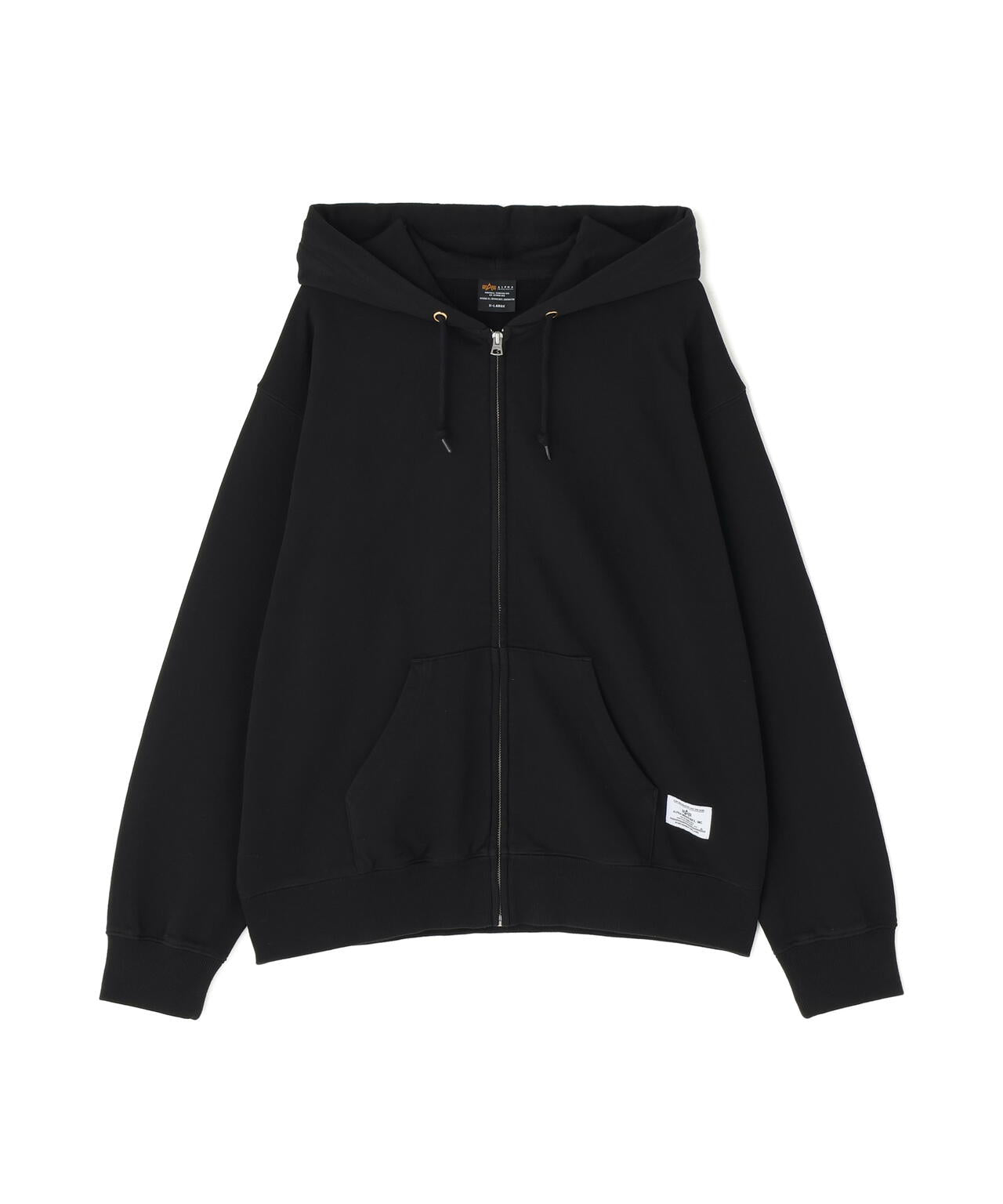 PLAIN ZIP HOODIE