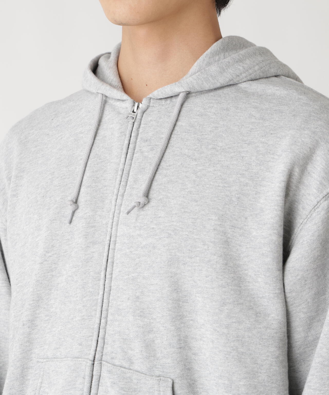 PLAIN ZIP HOODIE