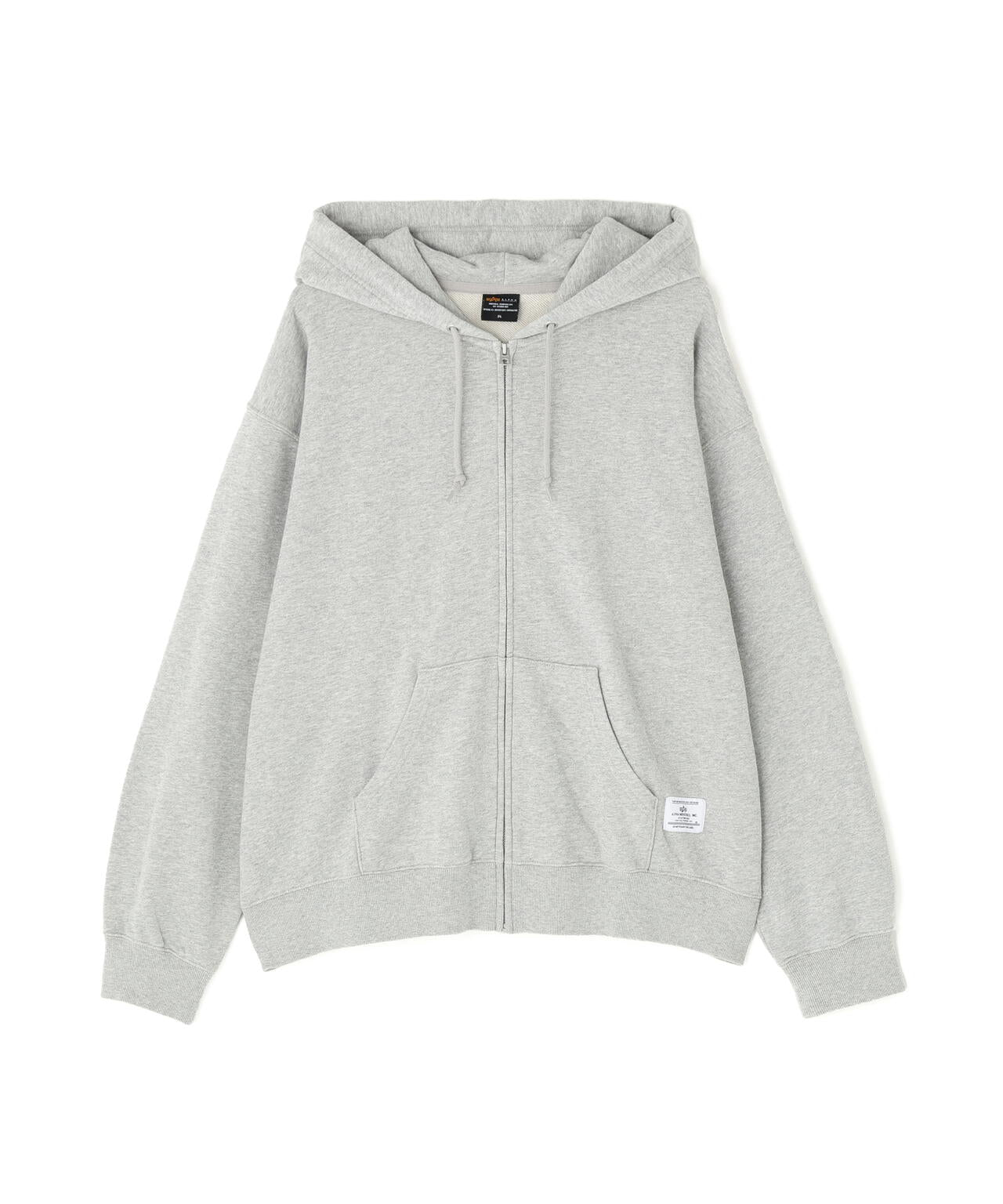 PLAIN ZIP HOODIE
