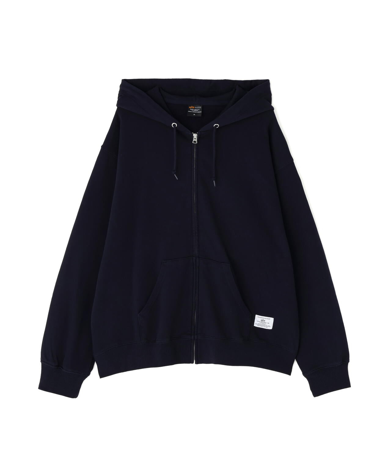 PLAIN ZIP HOODIE