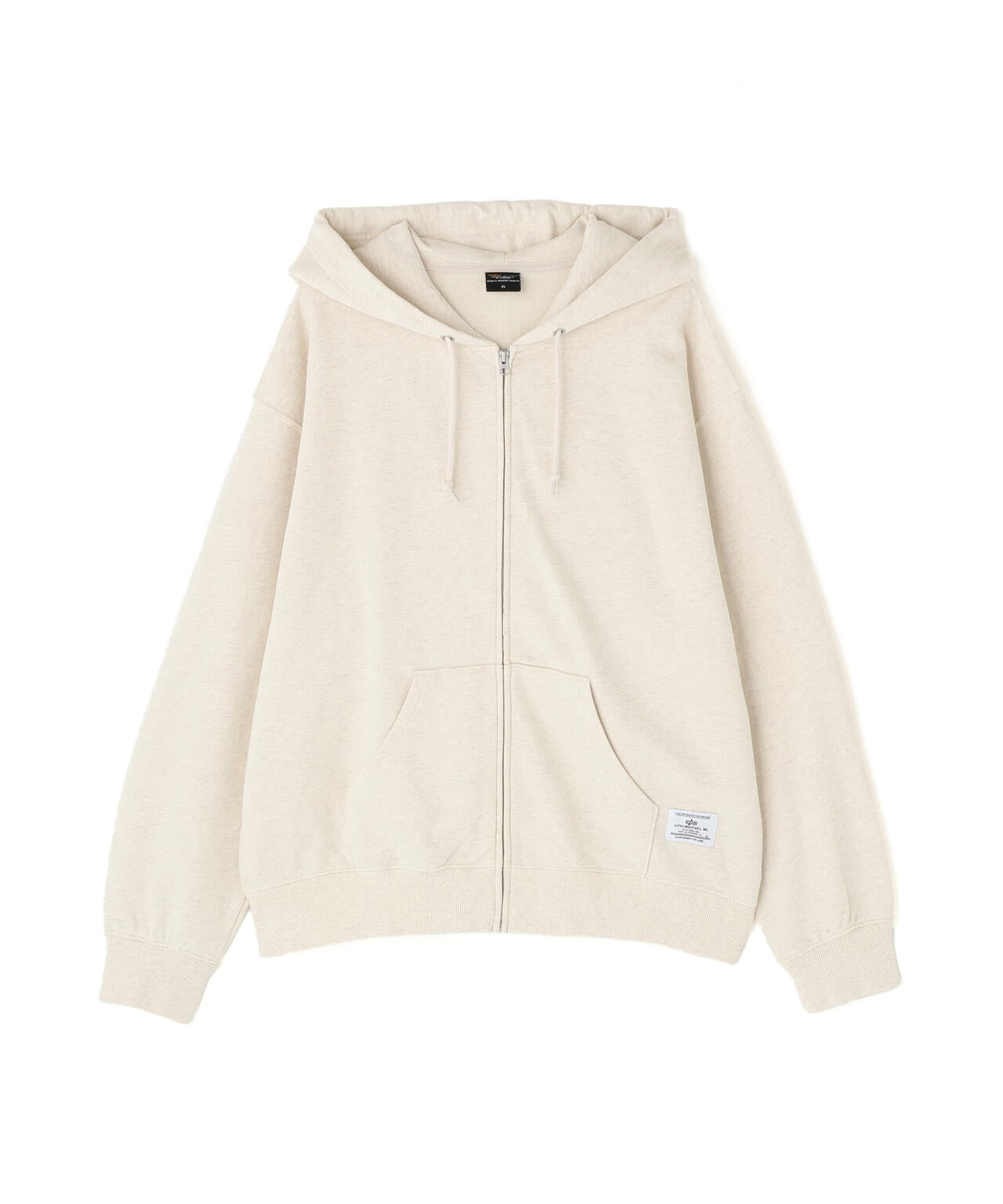 PLAIN ZIP HOODIE