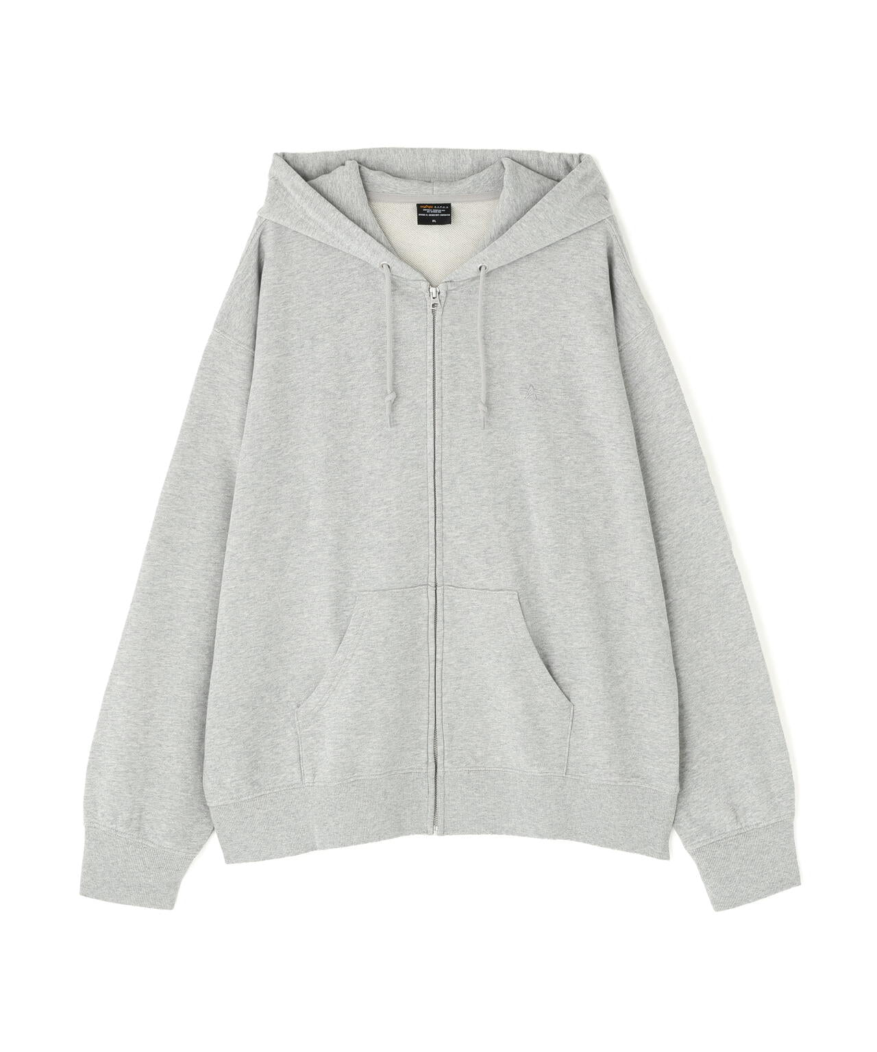 SNOW WASH ZIP HOODIE