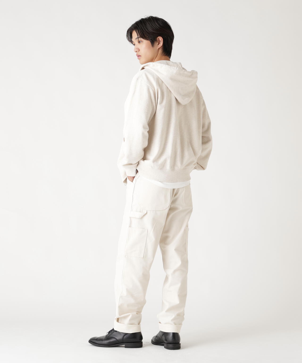 SNOW WASH ZIP HOODIE