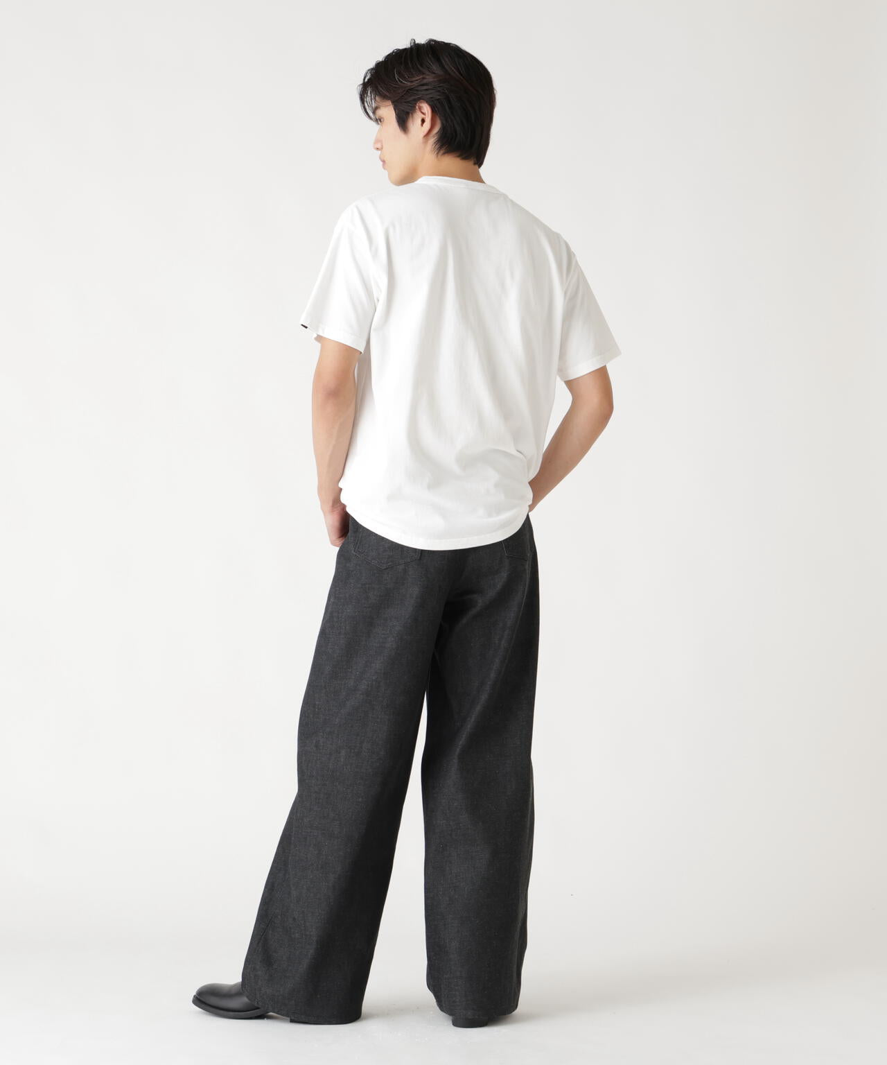 SNOW WASH SS HENLEY NECK T-SHIRT