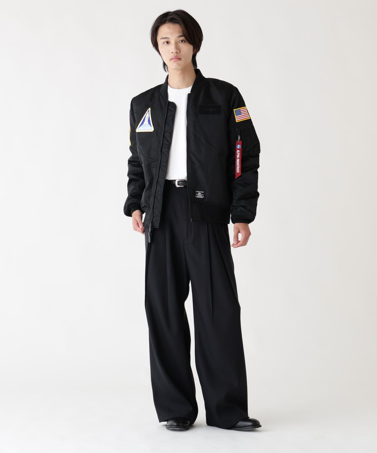 ALPHA INDUSTRIES NASA MA-1 アルファインダストリーズ Amazon | Alpha Industries メンズ NASA MA-1爆撃機フライト