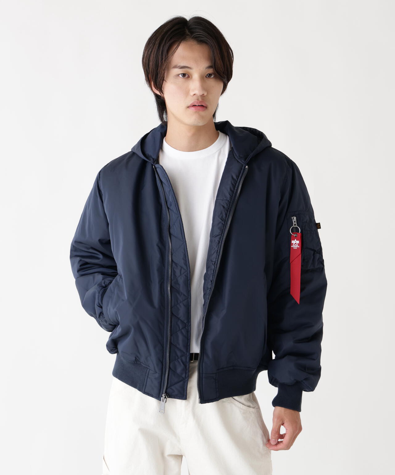 MA-1 HOODED OXFORD FLIGHT JACKET