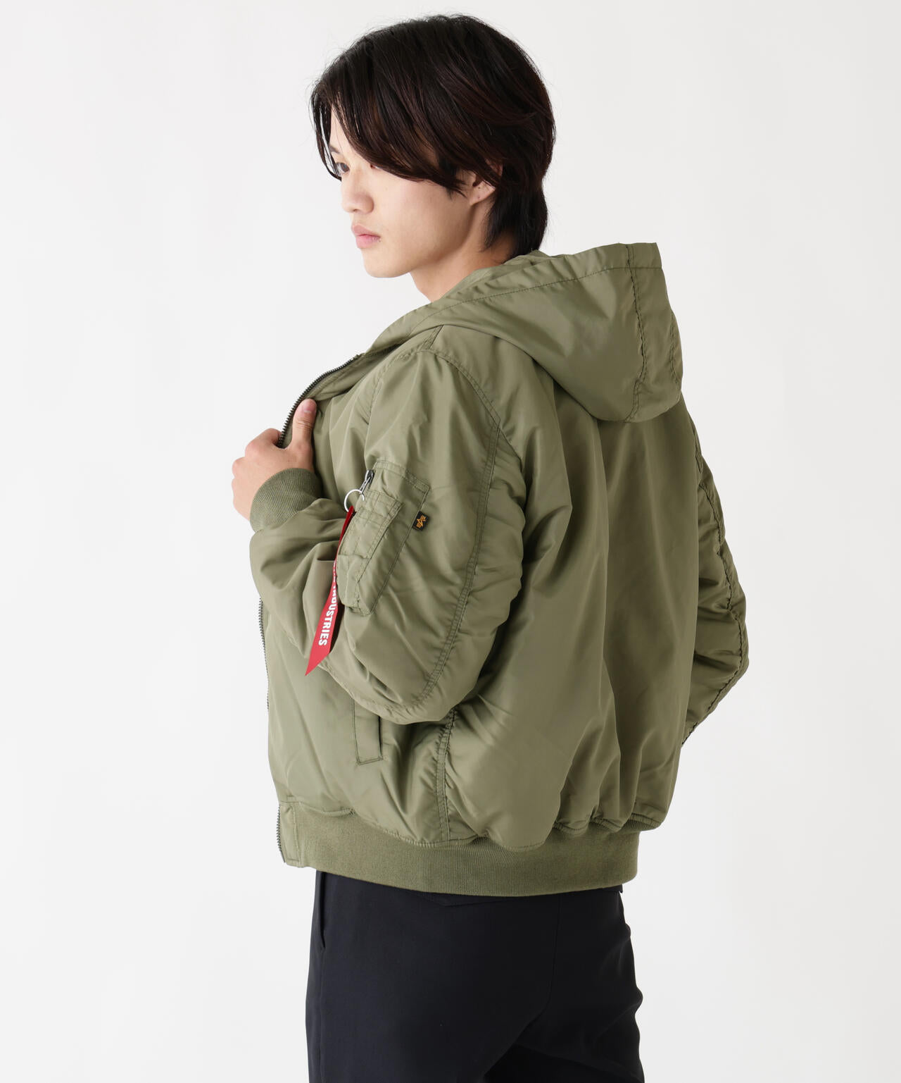 MA-1 HOODED OXFORD FLIGHT JACKET