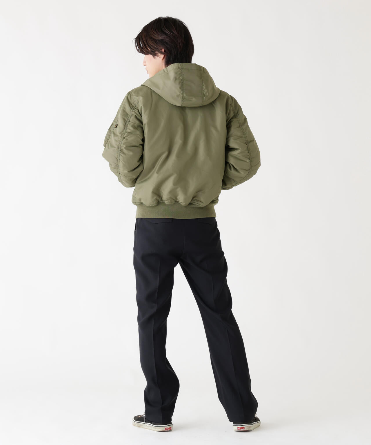 MA-1 HOODED OXFORD FLIGHT JACKET ｜アルファ インダストリーズ
