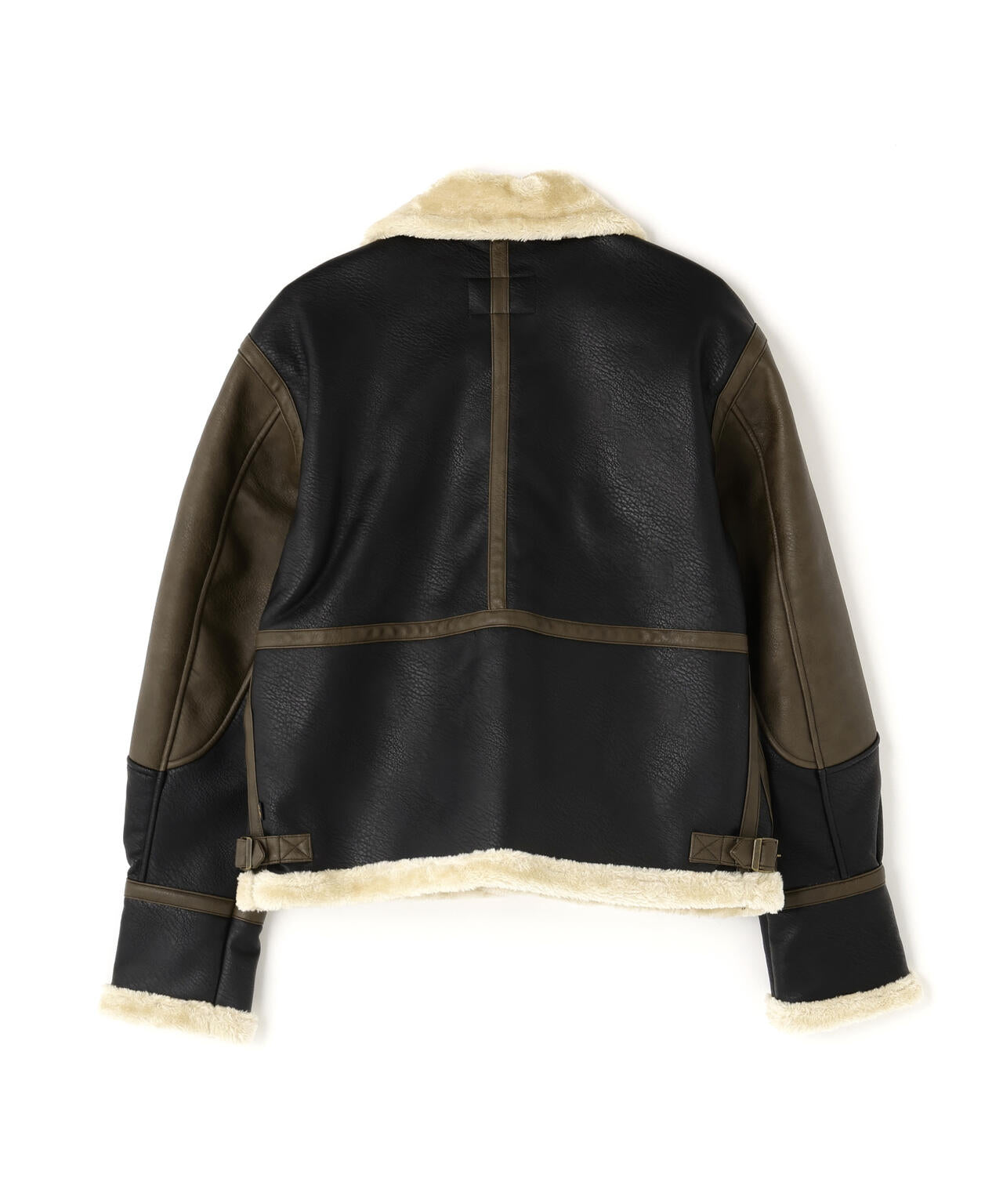 FAUX LEATHER B-3 MOD JACKET