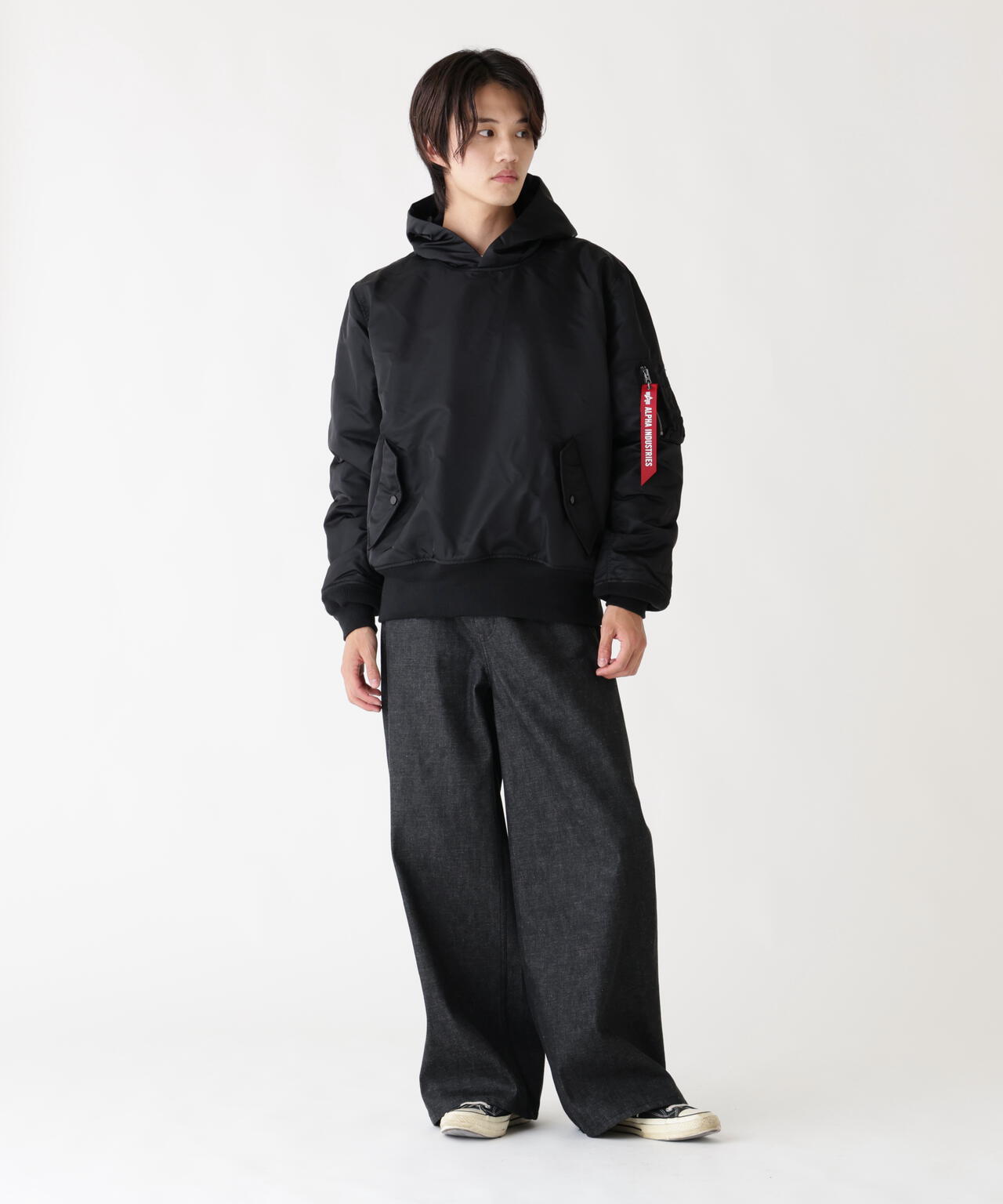 PULL-OVER HOODED MA-1