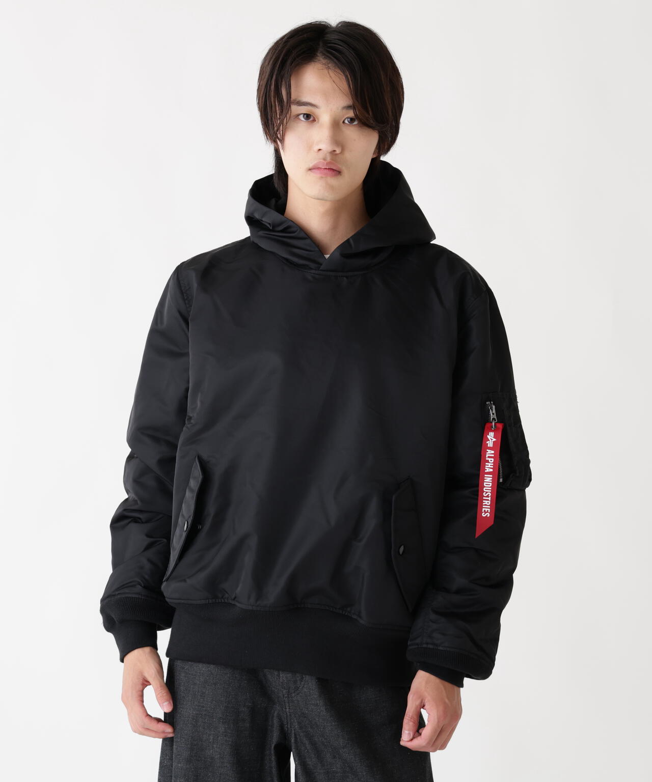 PULL-OVER HOODED MA-1