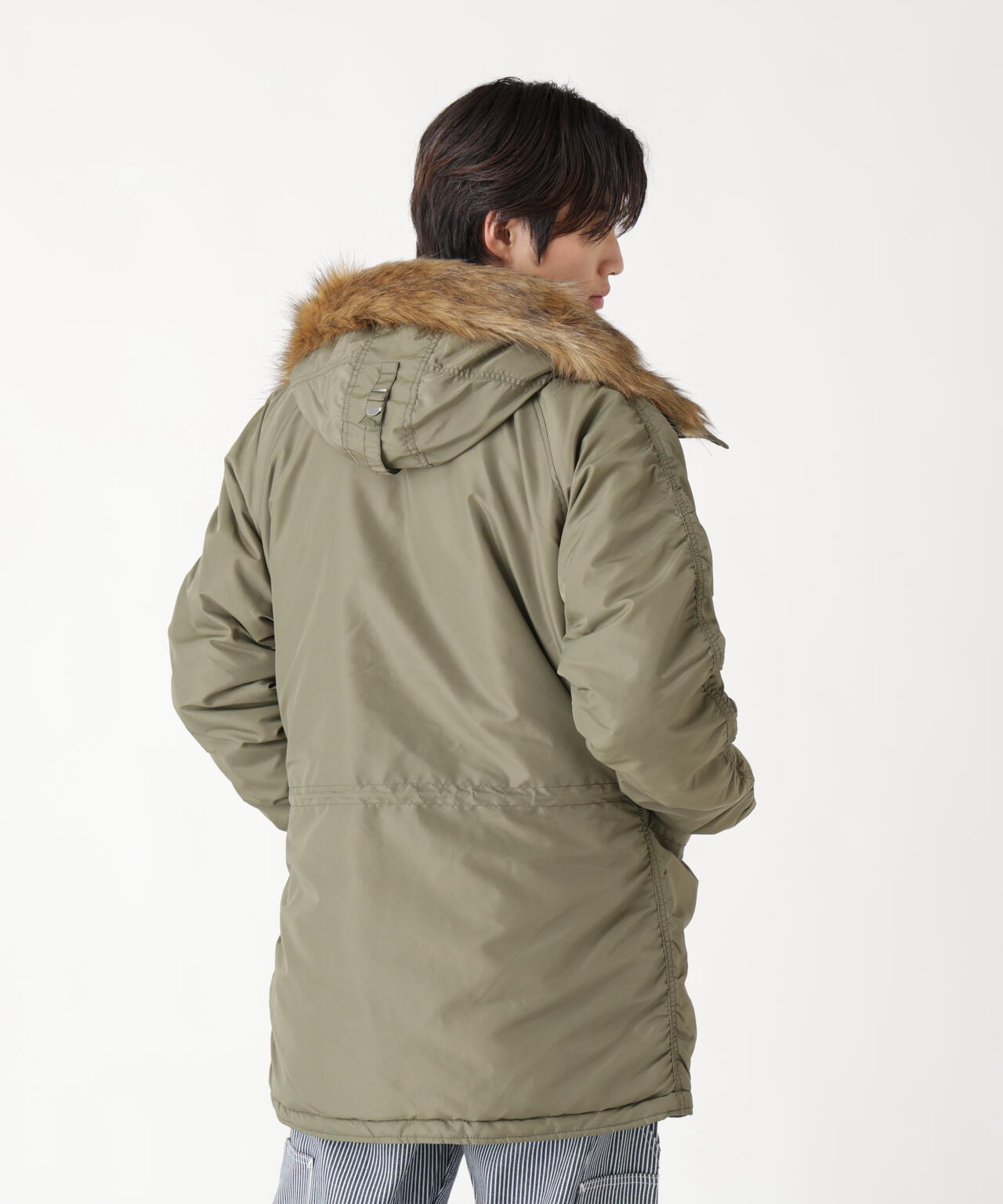 清水　美品　ALPHA industry N3B Alpha Industries N-3B パーカー ロング極寒地用 セージグリーン