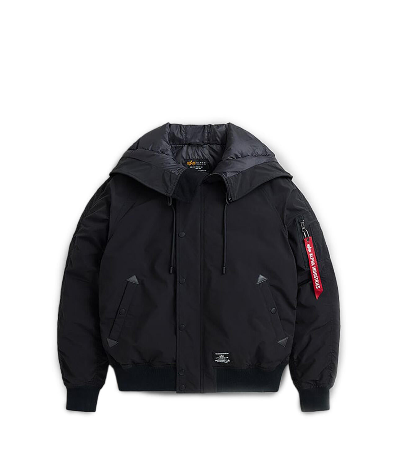 Alpha Industries（アルファ・インダストリーズ） ALPHA アルファ デッドストック MADE IN USA N-2B  フライトジャケット BLACK アメリカ製 ミリタリージャケット ジャンバー【クーポン対象外】【T】 : ミリタリーショップWAIPER - 通販 -  ... アルファインダストリーズ N-2Bフライトジャケット L 大きめ