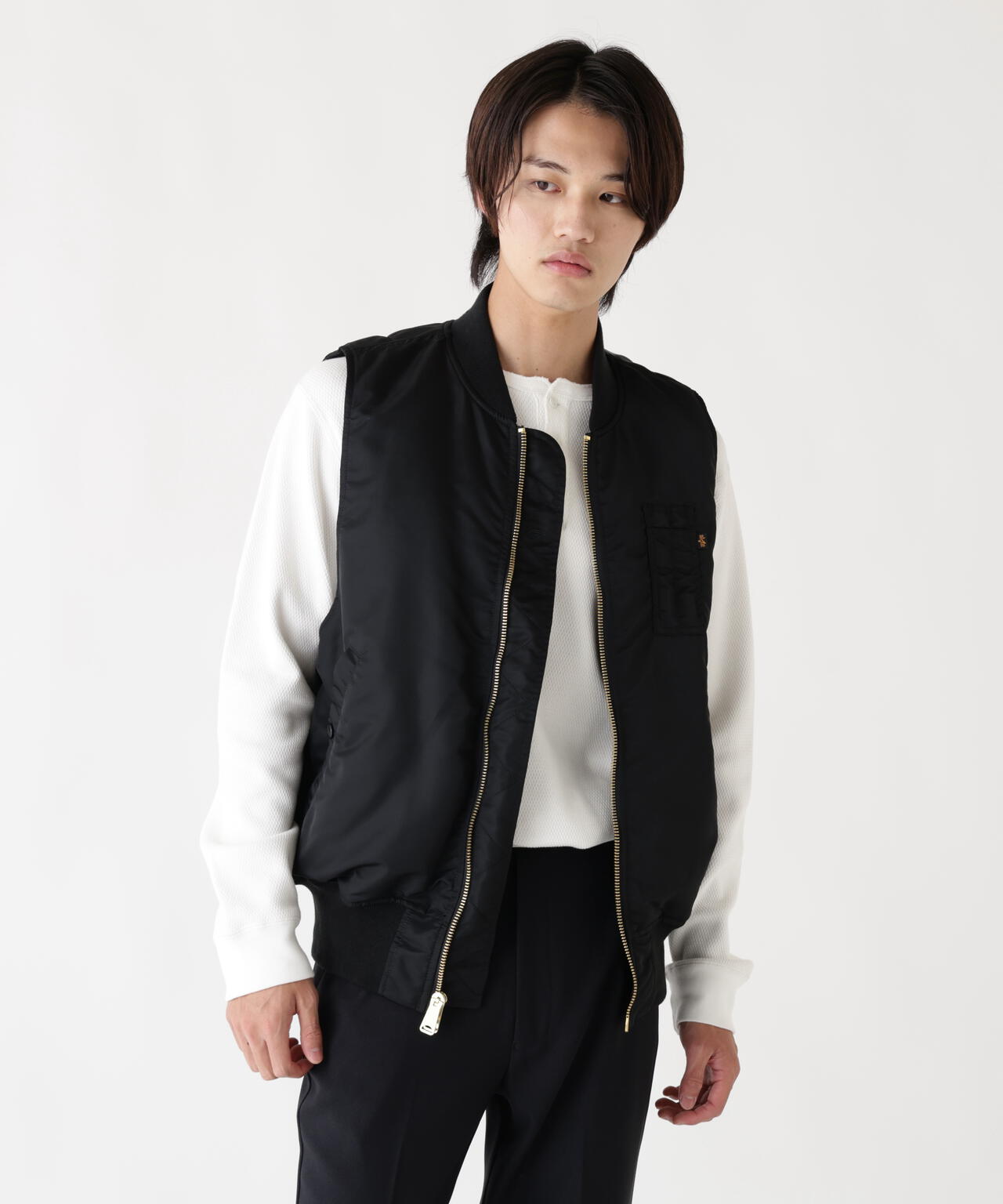 トップス STANDARD JOURNAL / MA-1 VEST MA-1 FLIGHT VEST ｜アルファ インダストリーズ