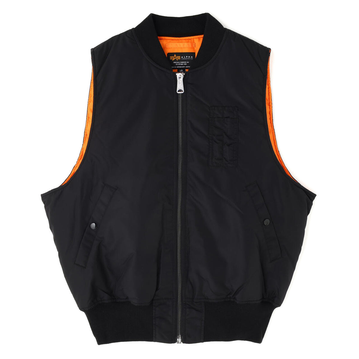 alpha ma-1 vest usa製 XXL アルファ MA-1 VEST ｜アルファ インダストリーズ