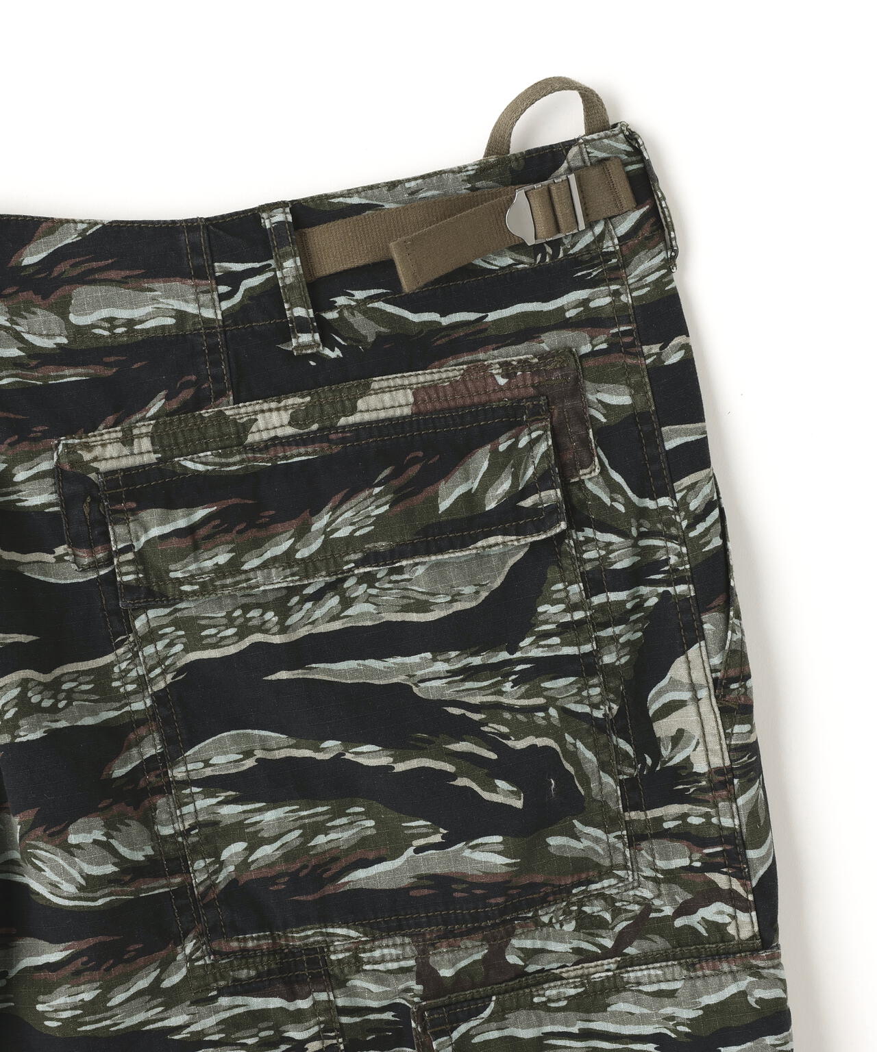 beautiful people × Alpha｜double-end camouflage cargo pants