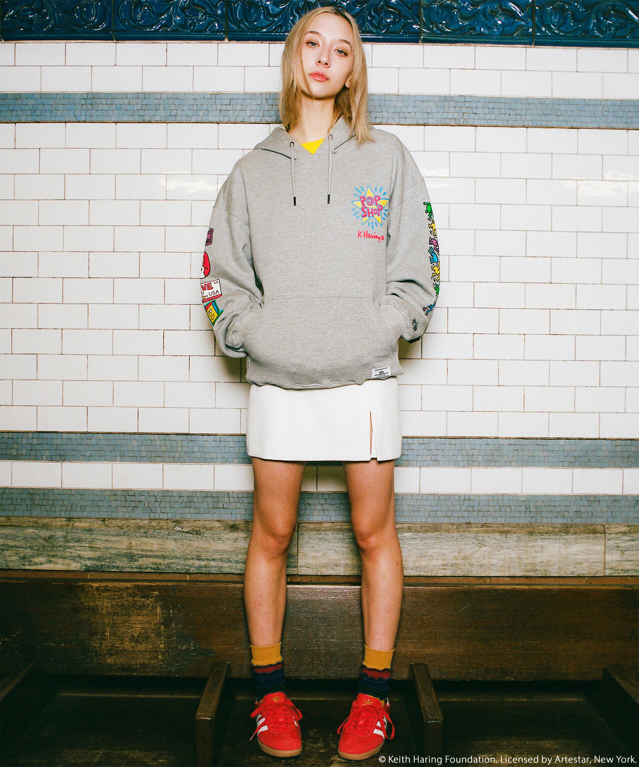 Keith Haring X Alpha POP SHOP GRAPHIC HOODIE