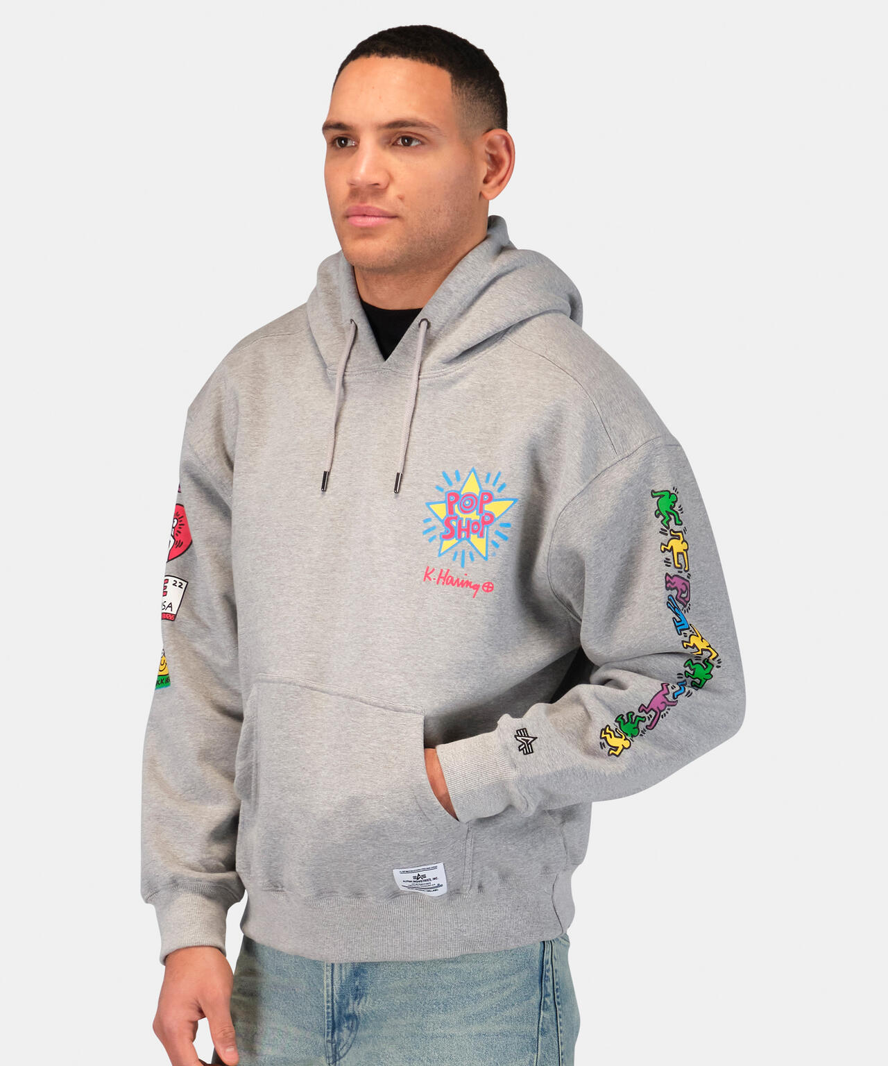Keith Haring X Alpha POP SHOP GRAPHIC HOODIE ｜アルファ