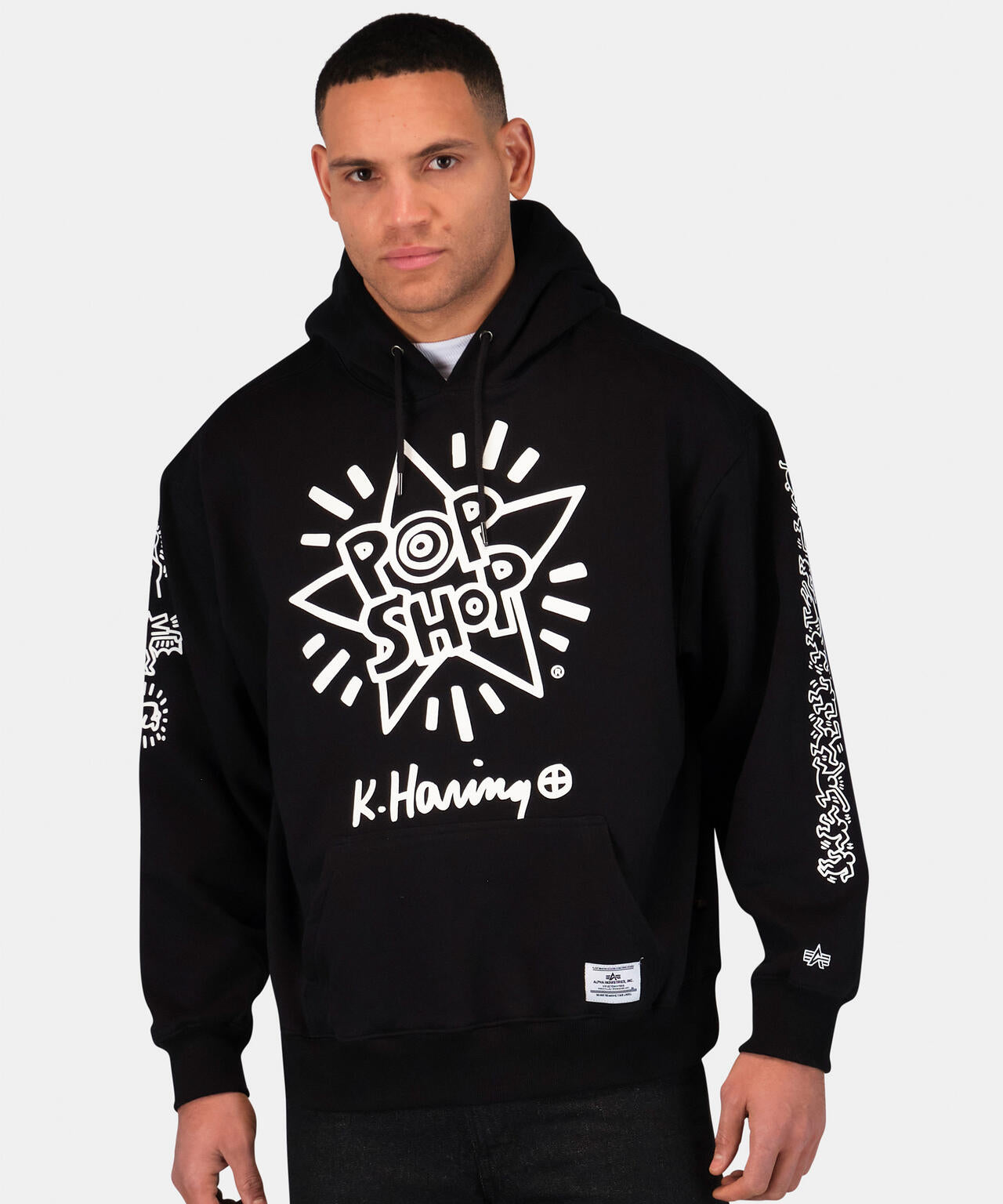 Keith Haring X Alpha NEW YORK GRAPHIC HOODIE