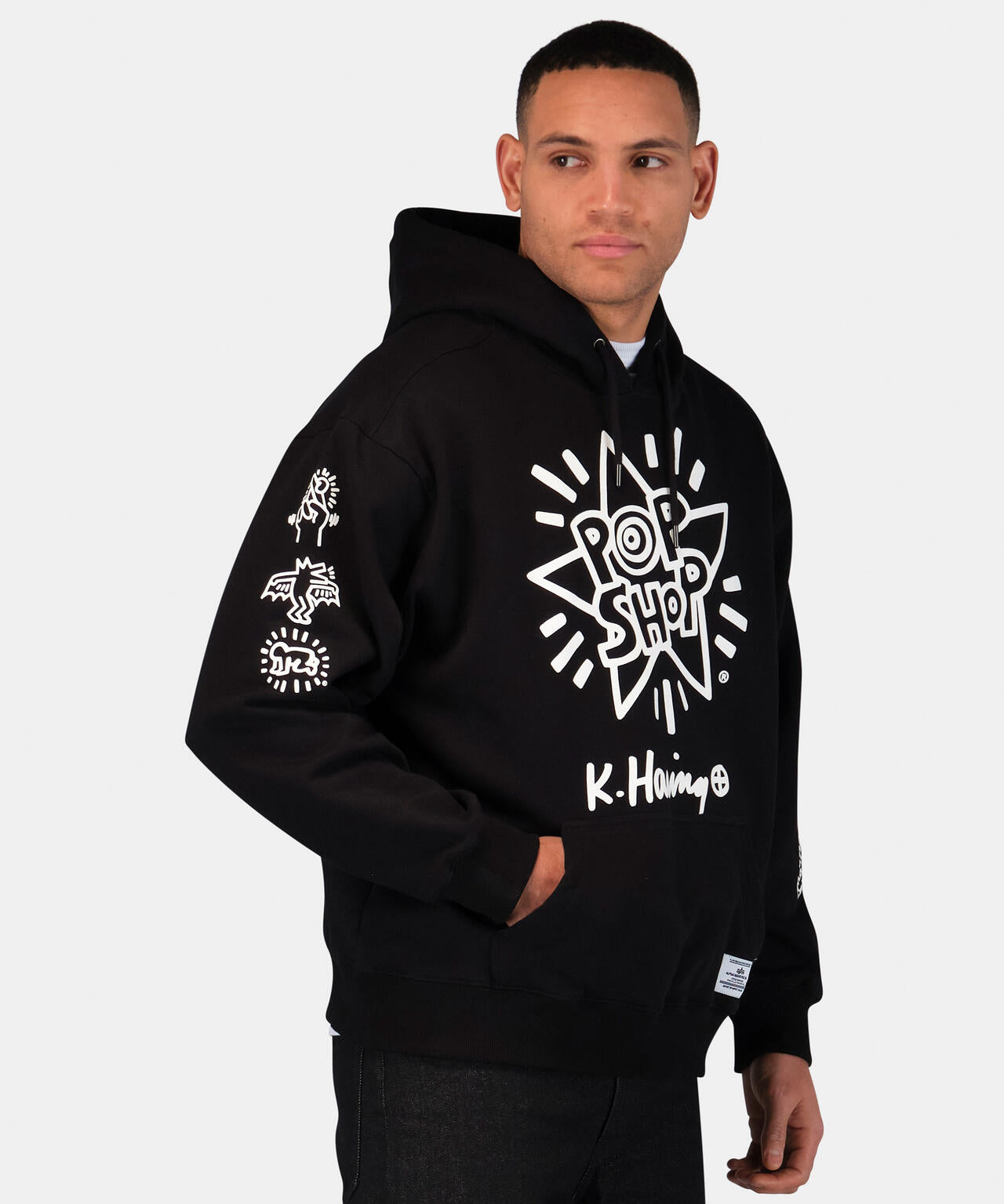 Keith Haring X Alpha NEW YORK GRAPHIC HOODIE