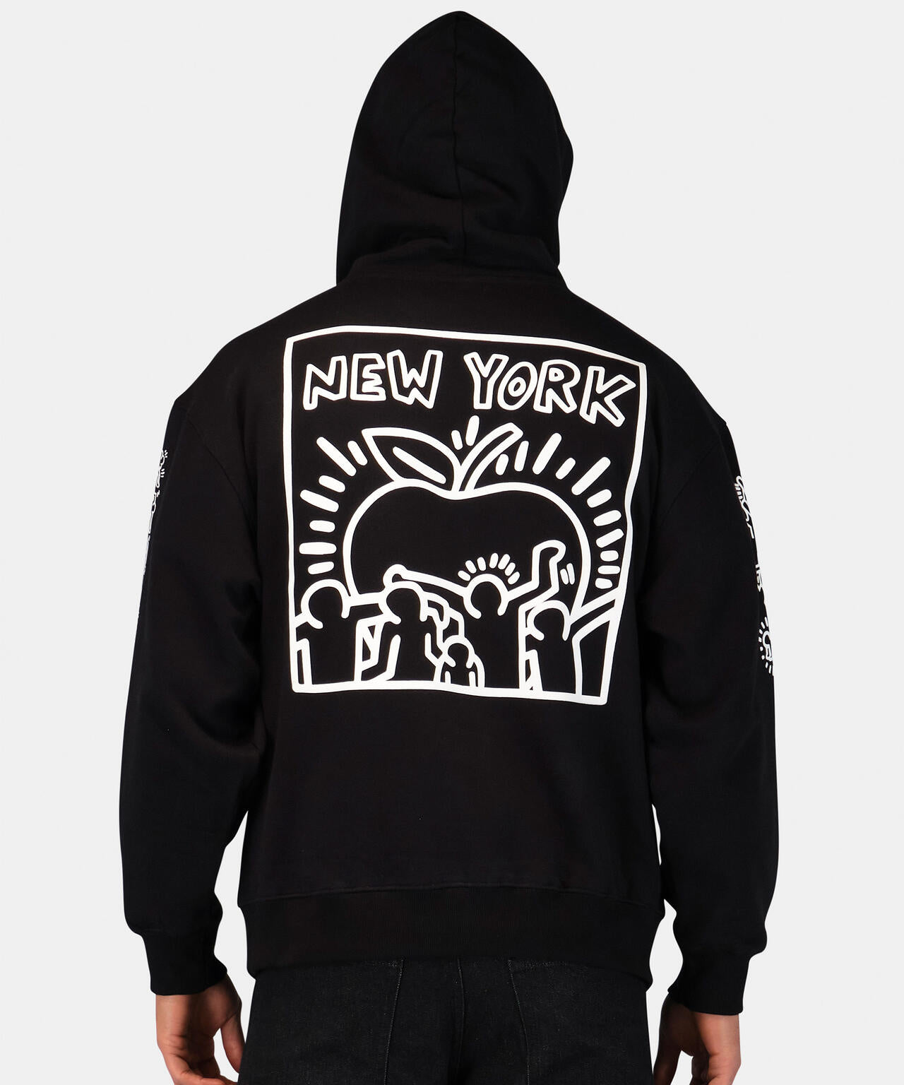 Keith Haring X Alpha NEW YORK GRAPHIC HOODIE