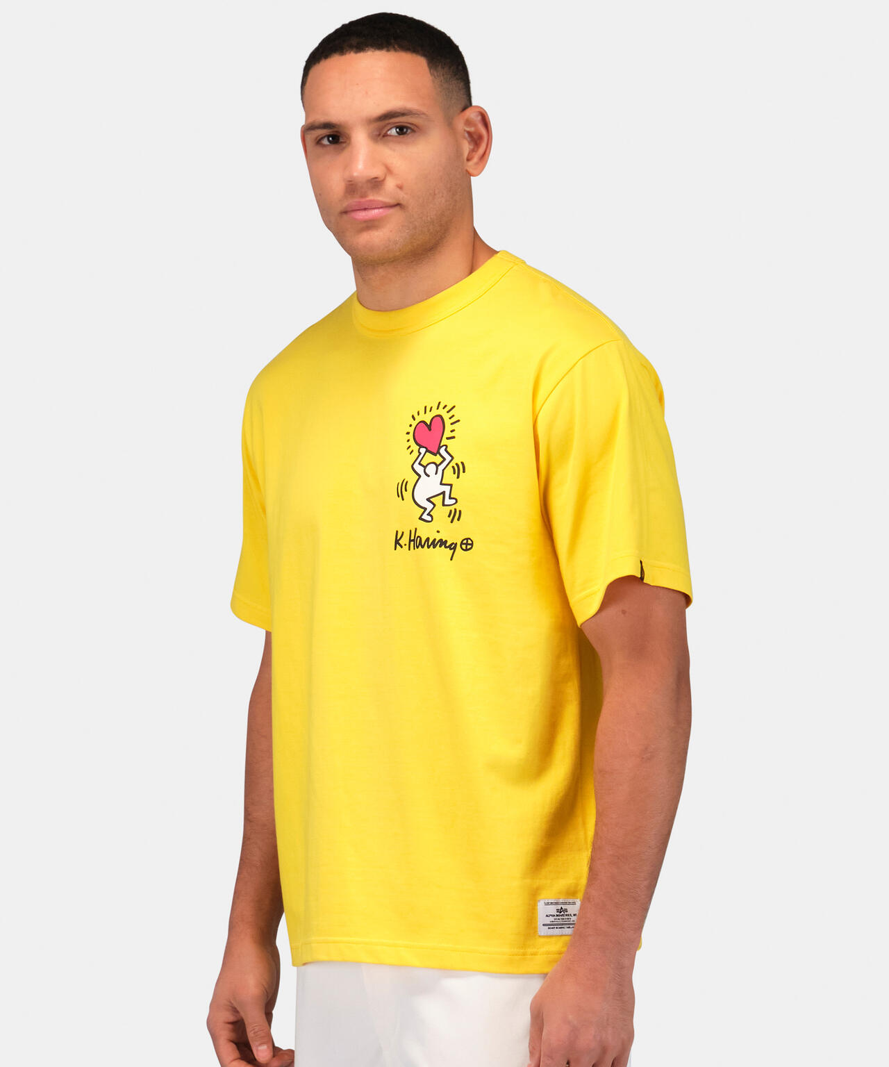 Keith Haring X Alpha GRAPHIC TEE HEART MAN