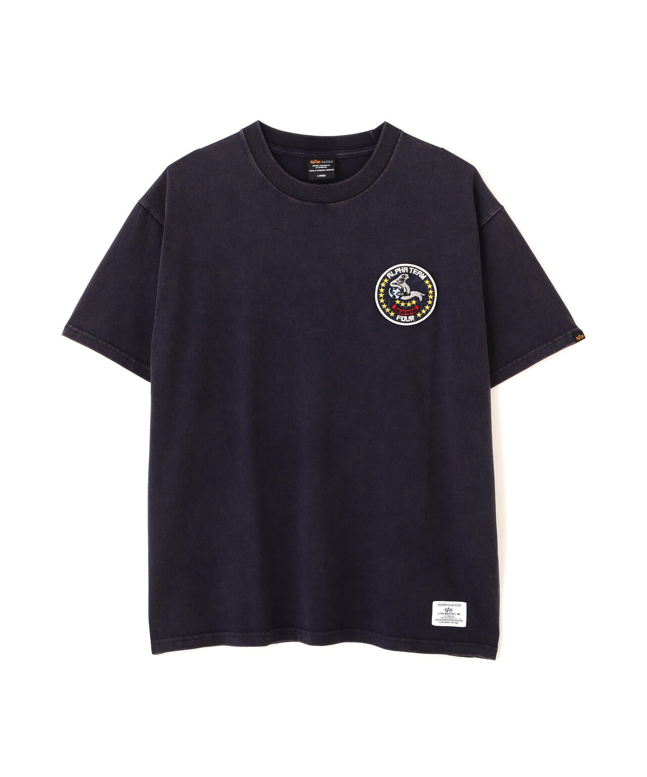 MILITARY EMBLEM PATCH T‐SHIRT