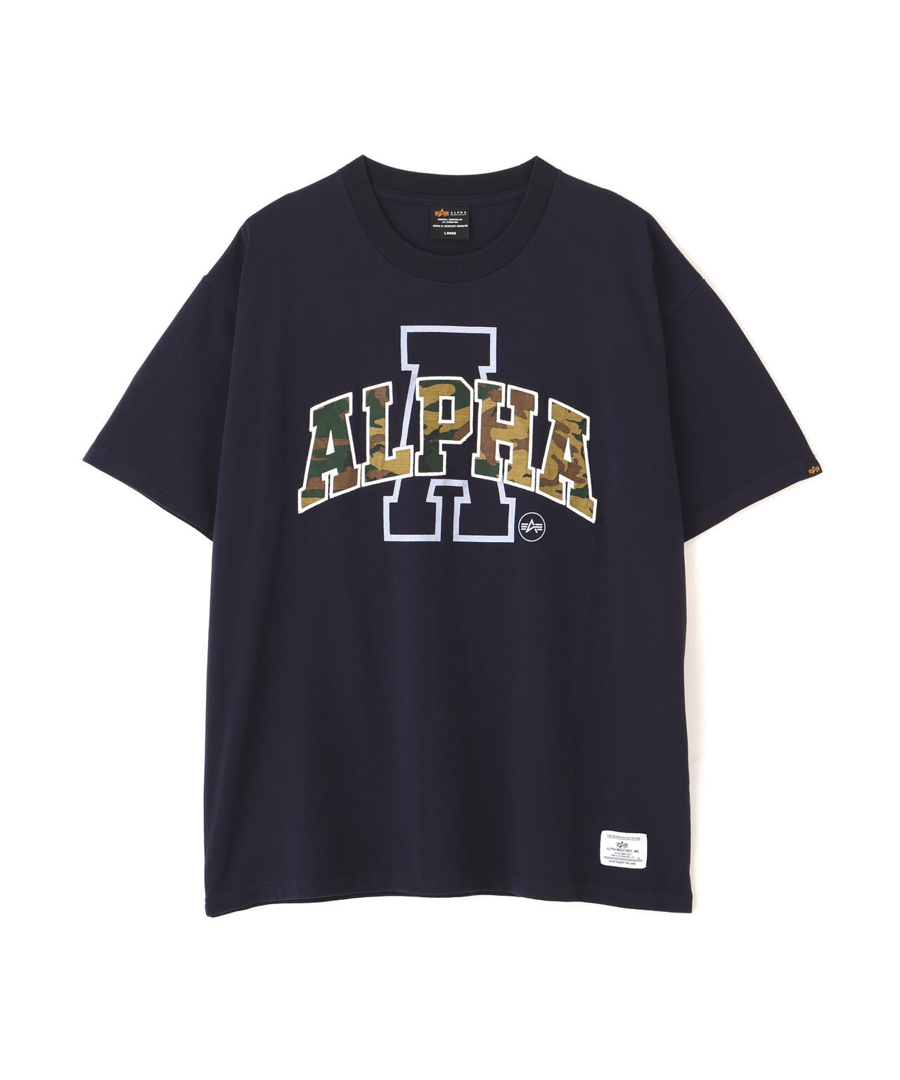 everyone collegiate logo tee shirt ASH M