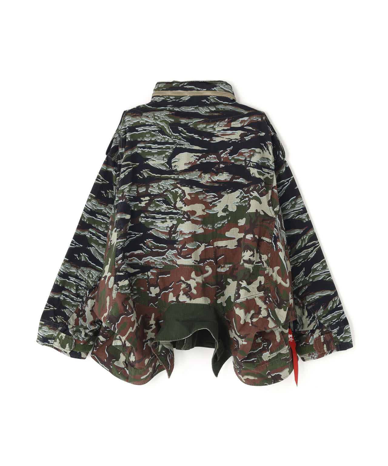 beautiful people × Alpha｜double-end camouflage field jacket