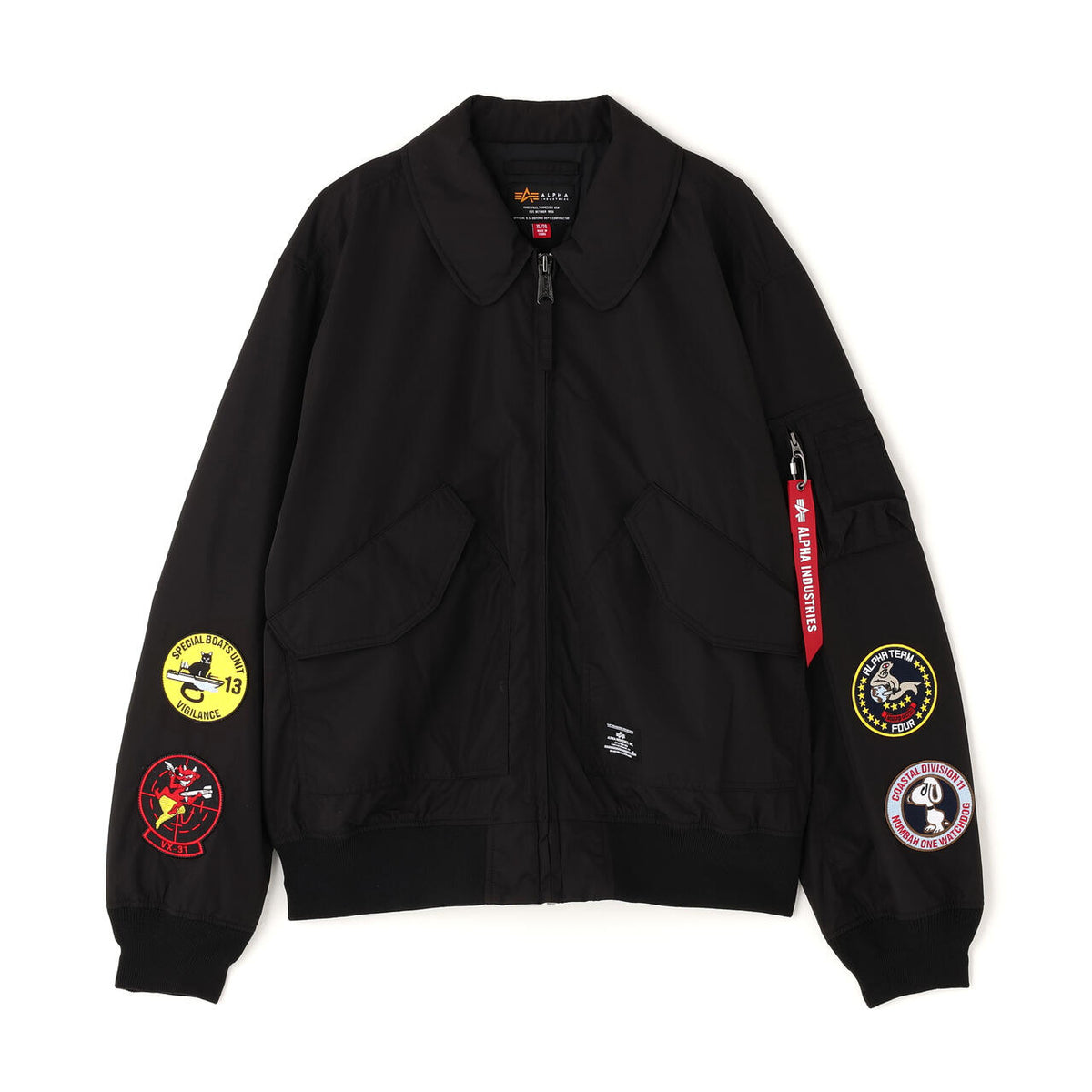 CWU 36/P RELAXED PATCHED FLIGHT JACKET ｜アルファ インダストリーズ