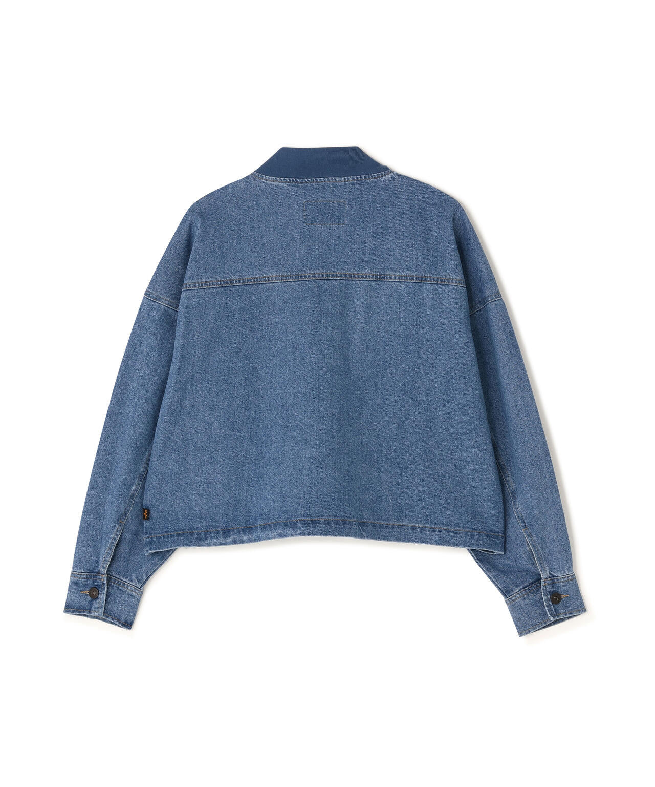 DENIM RELAXED FLIGHT JACKET WOMEN